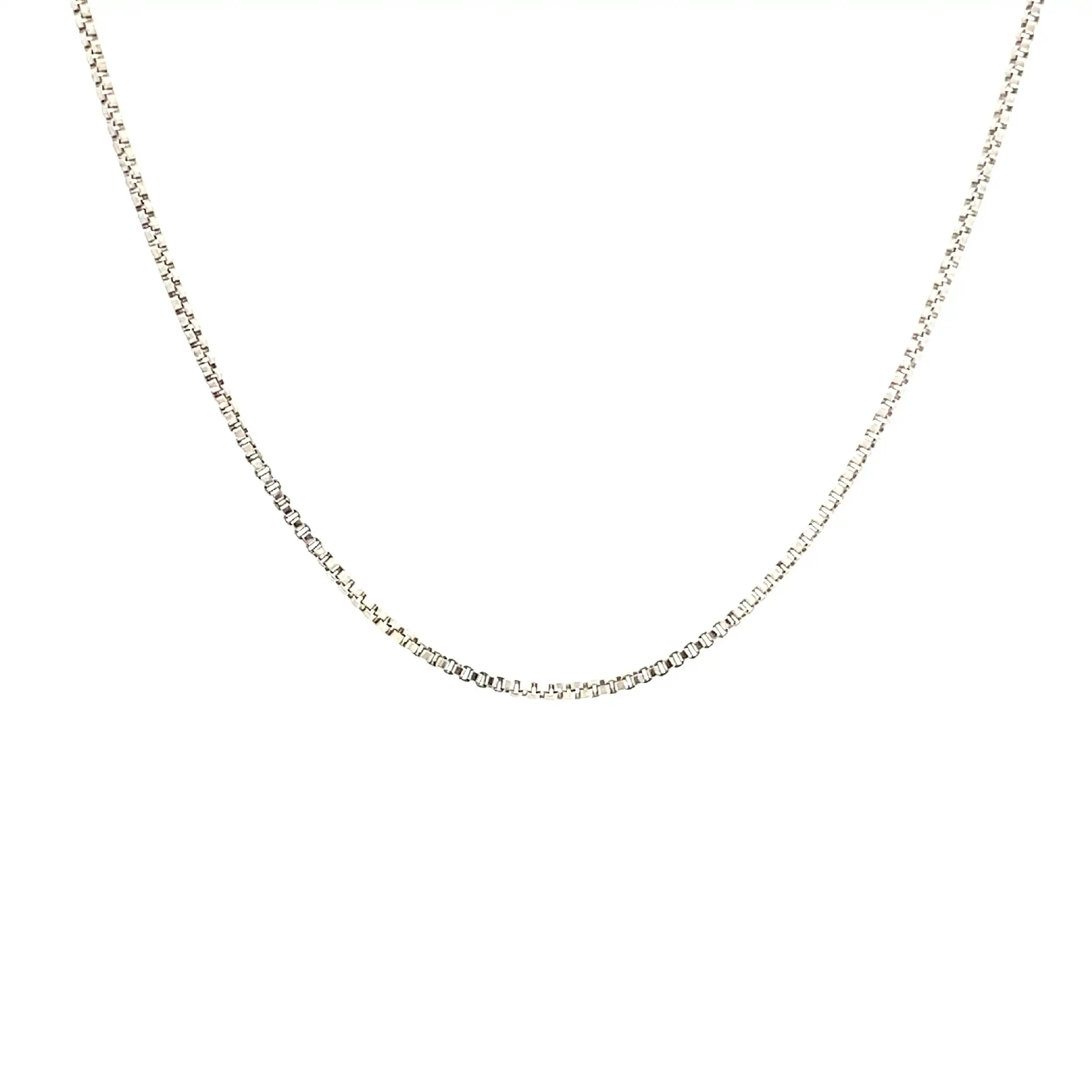 Venezianerkette Weißgold