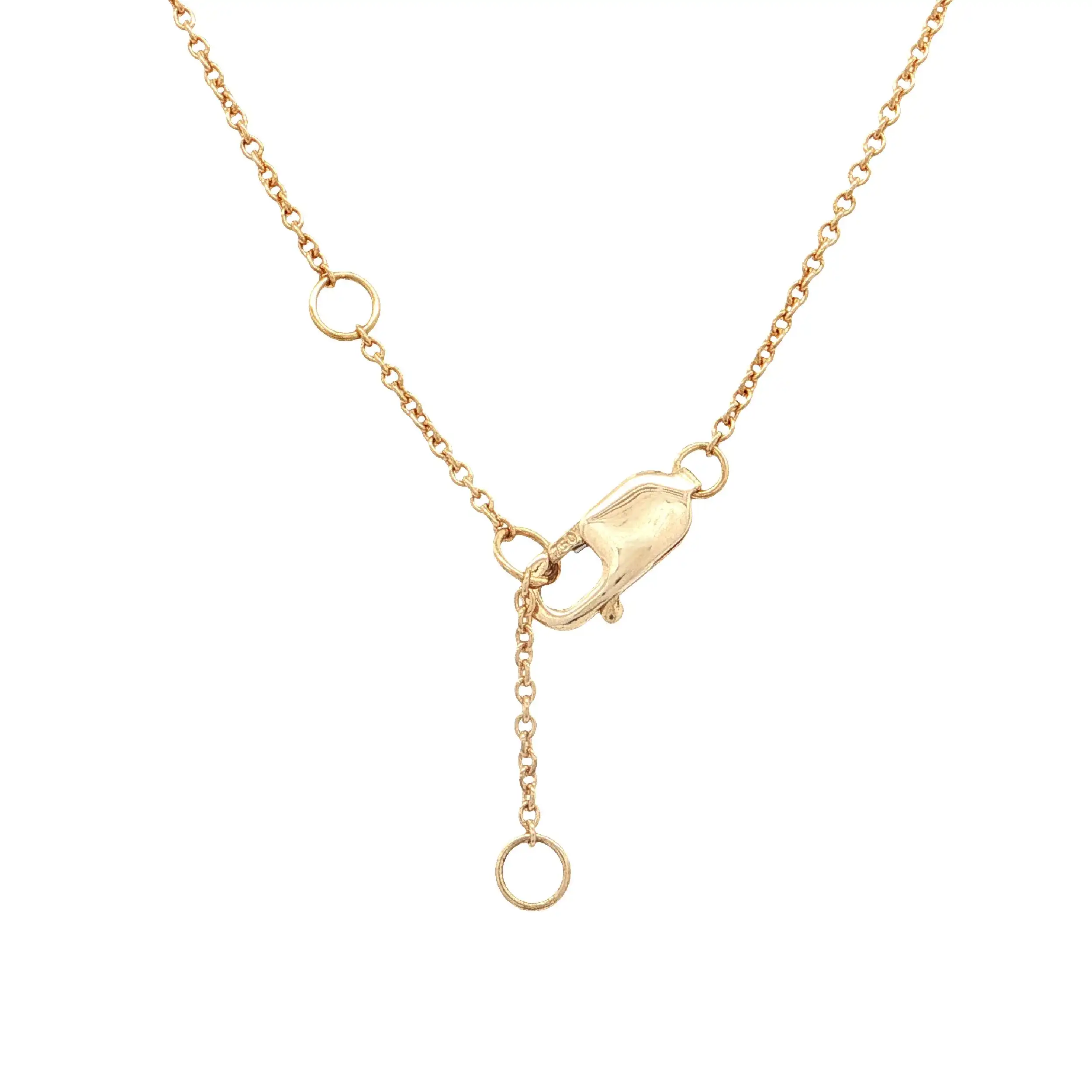 Ankercollier Gelbold mit Brillanten Ankercollier Gelbold mit Brillanten