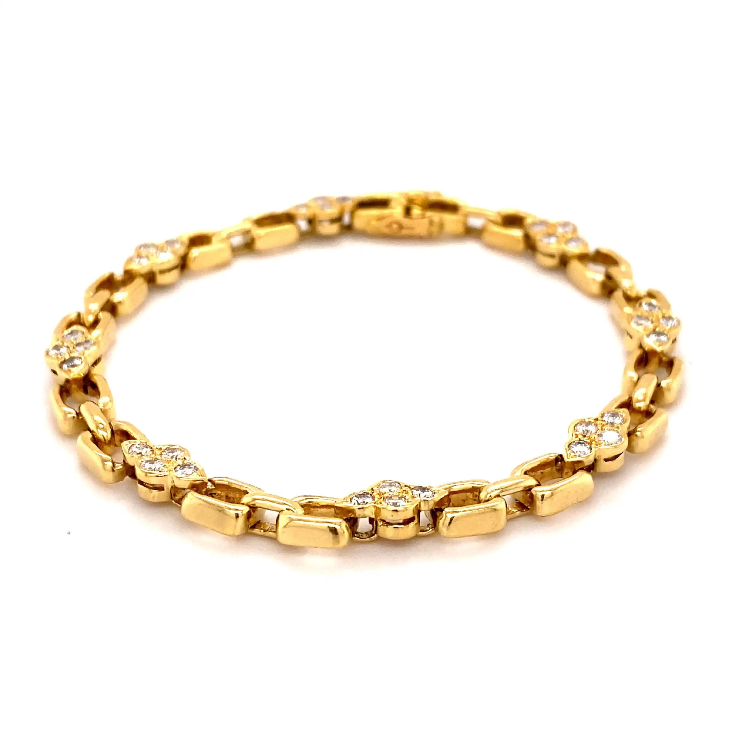 Armband Gelbgold mit Brillanten Armband Gelbgold mit Brillanten