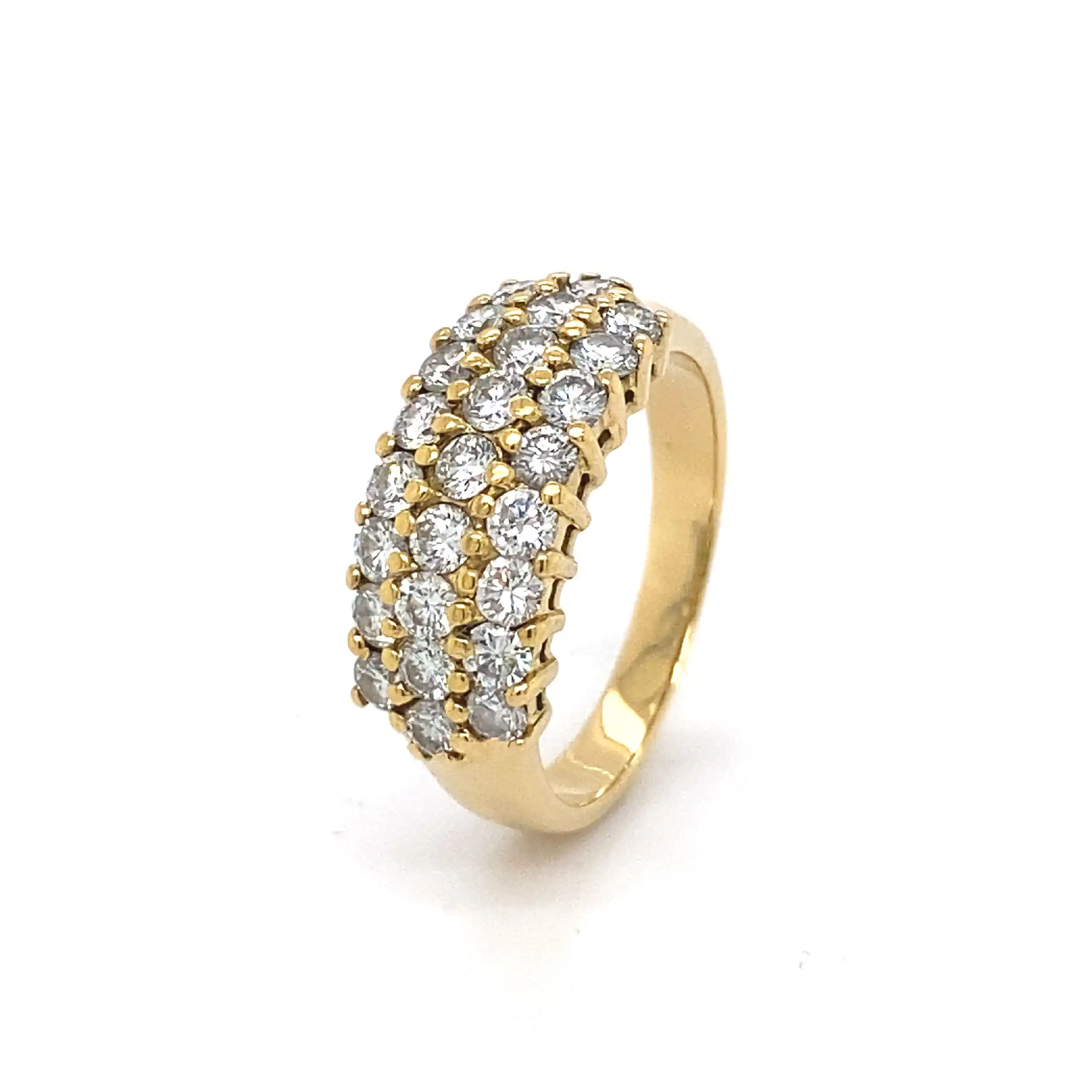 Ring Gelbgold mit Brillanten Ring Gelbgold mit Brillanten