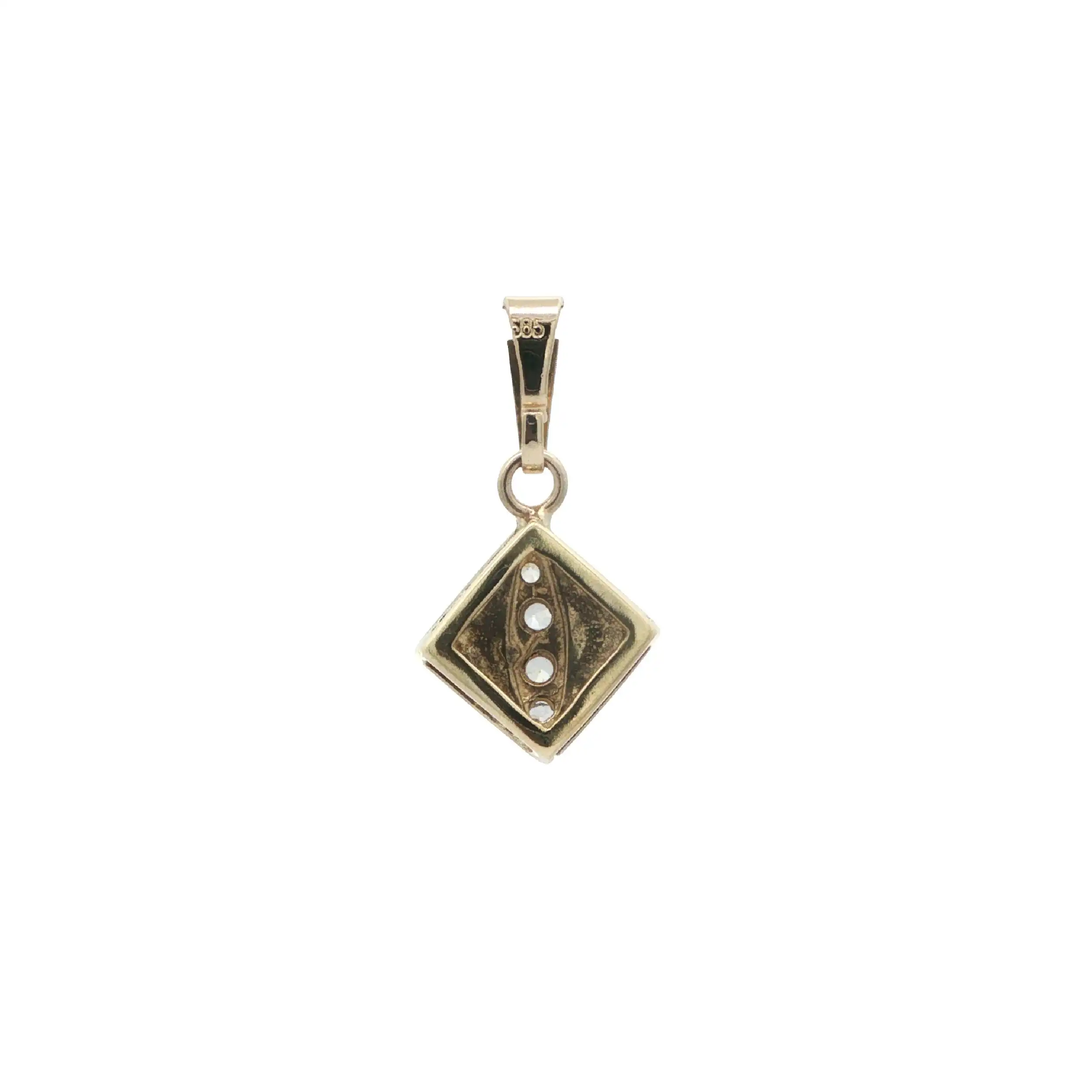 Anhänger Gelbgold mit Zirkonia
