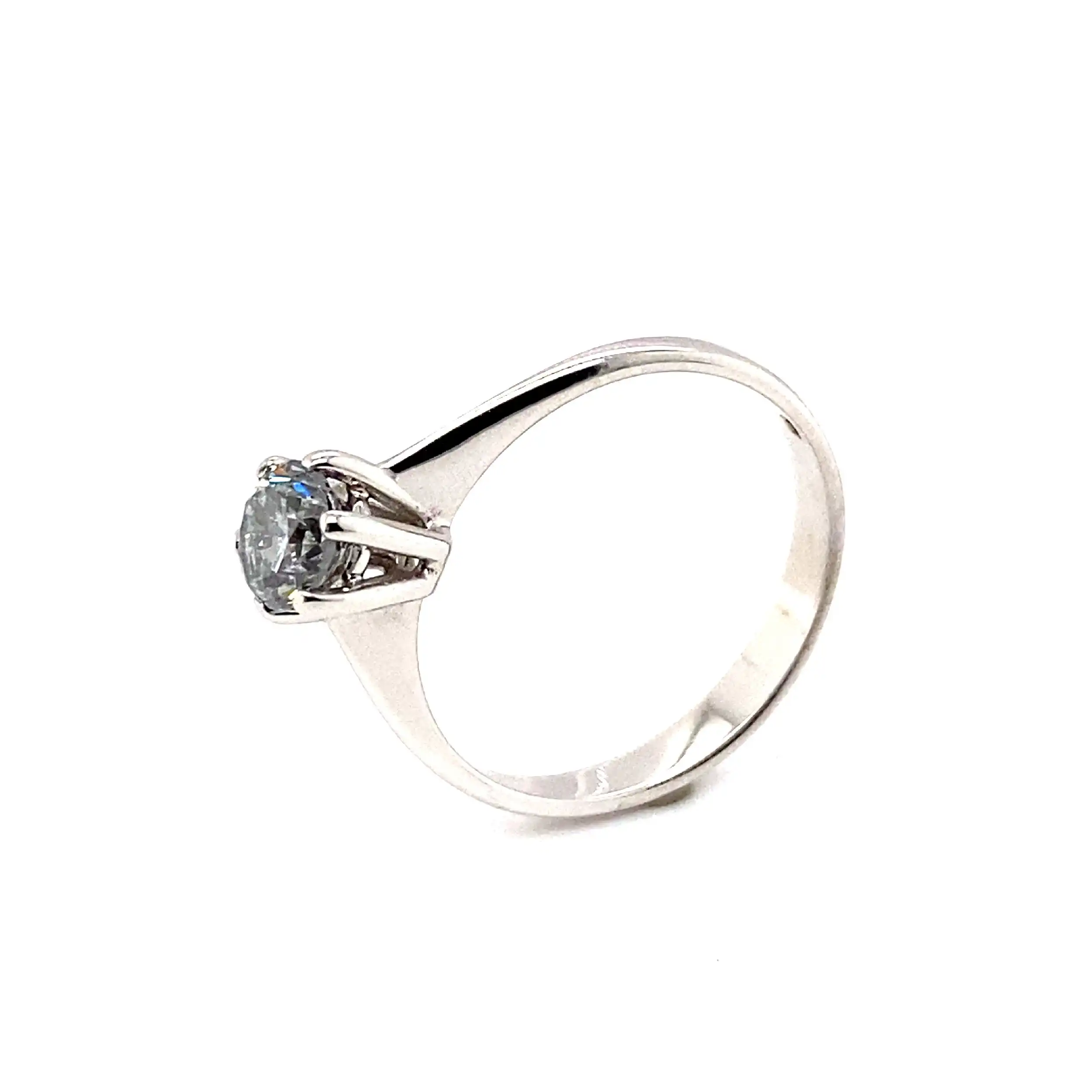 Ring Weißgold mit Solitär Brillant Ring Weißgold mit Solitär Brillant