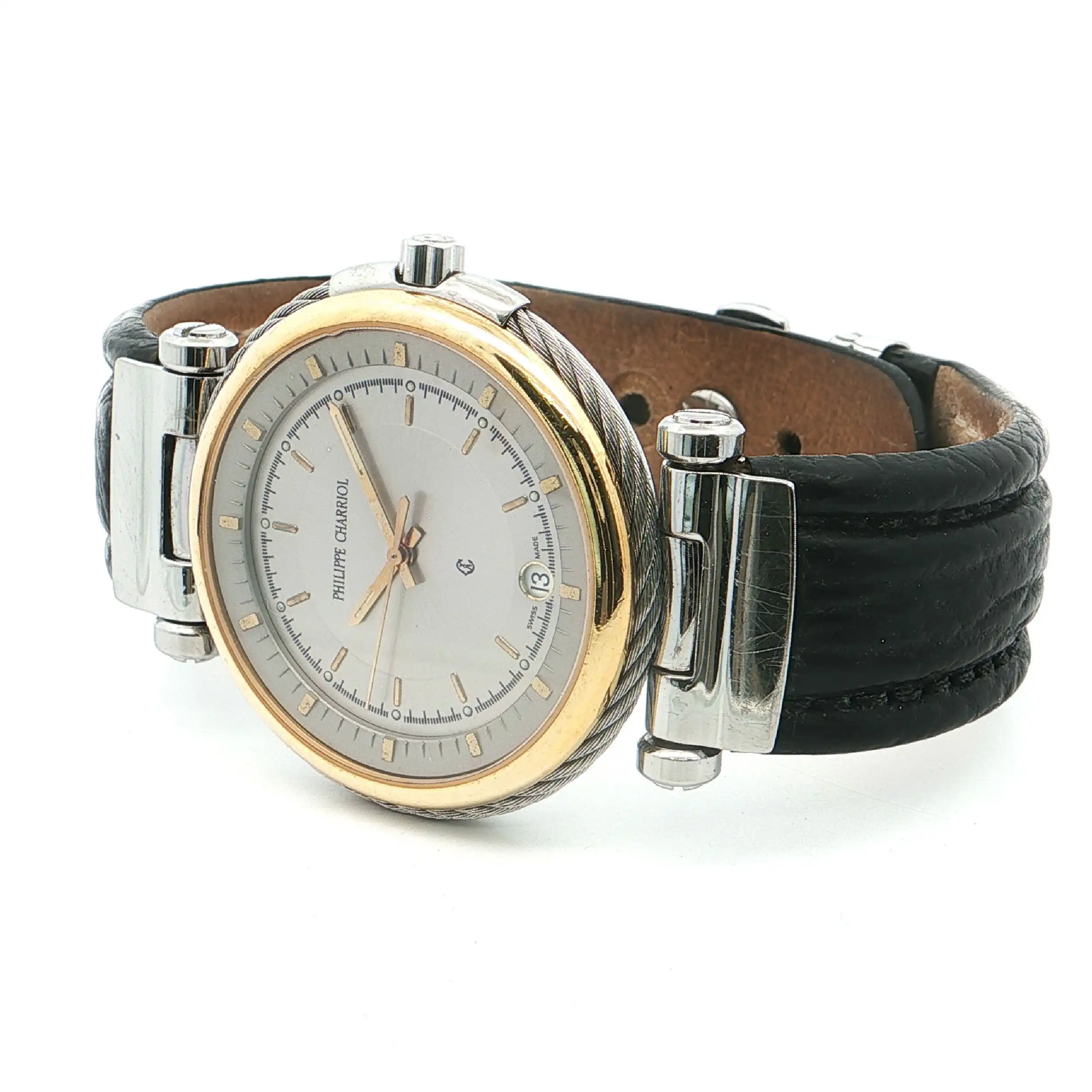 Herrenuhr Philippe Charriol mit Ersatzarmbändern Herrenuhr Philippe Charriol mit Ersatzarmbändern