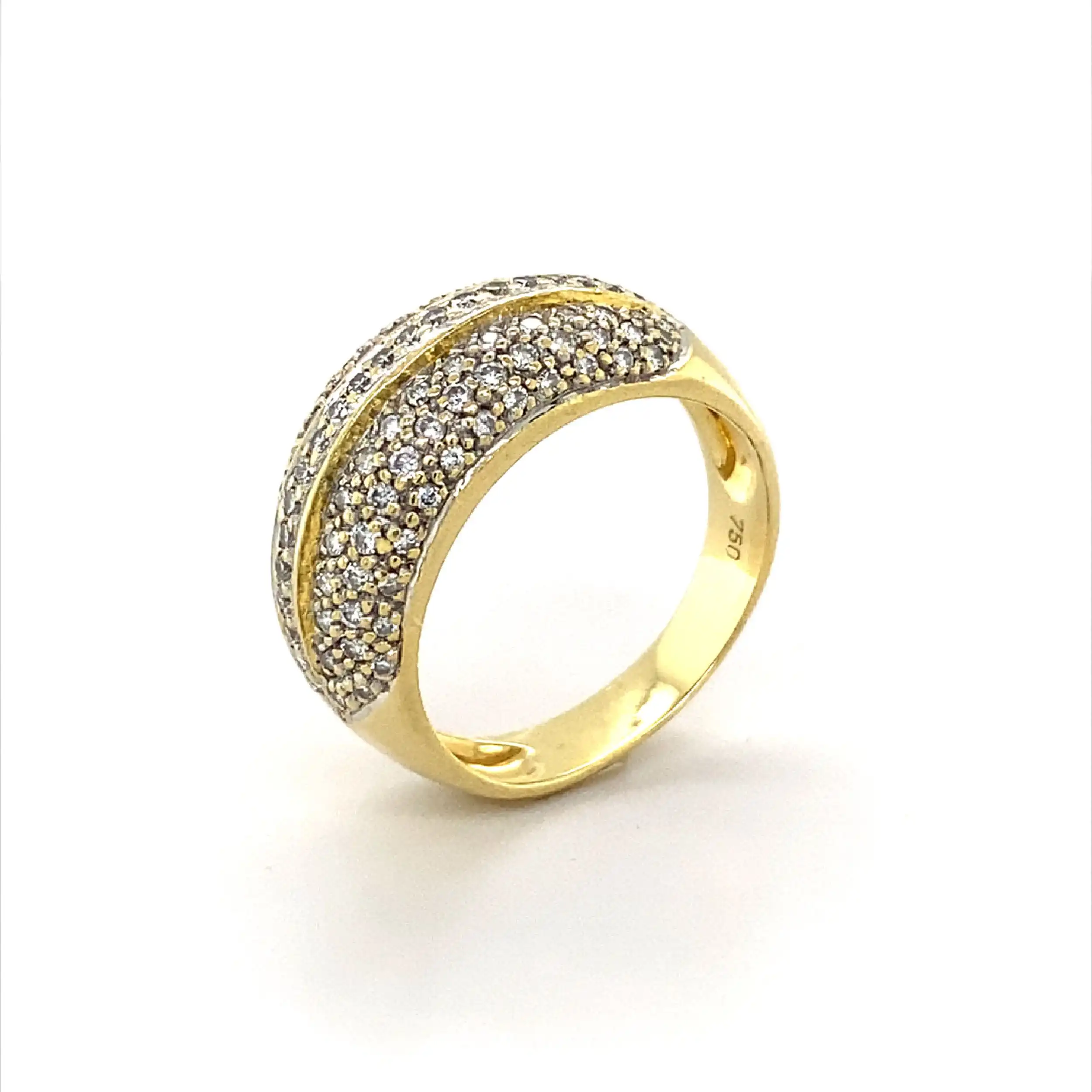 Ring Gelbgold mit Brillanten Ring Gelbgold mit Brillanten