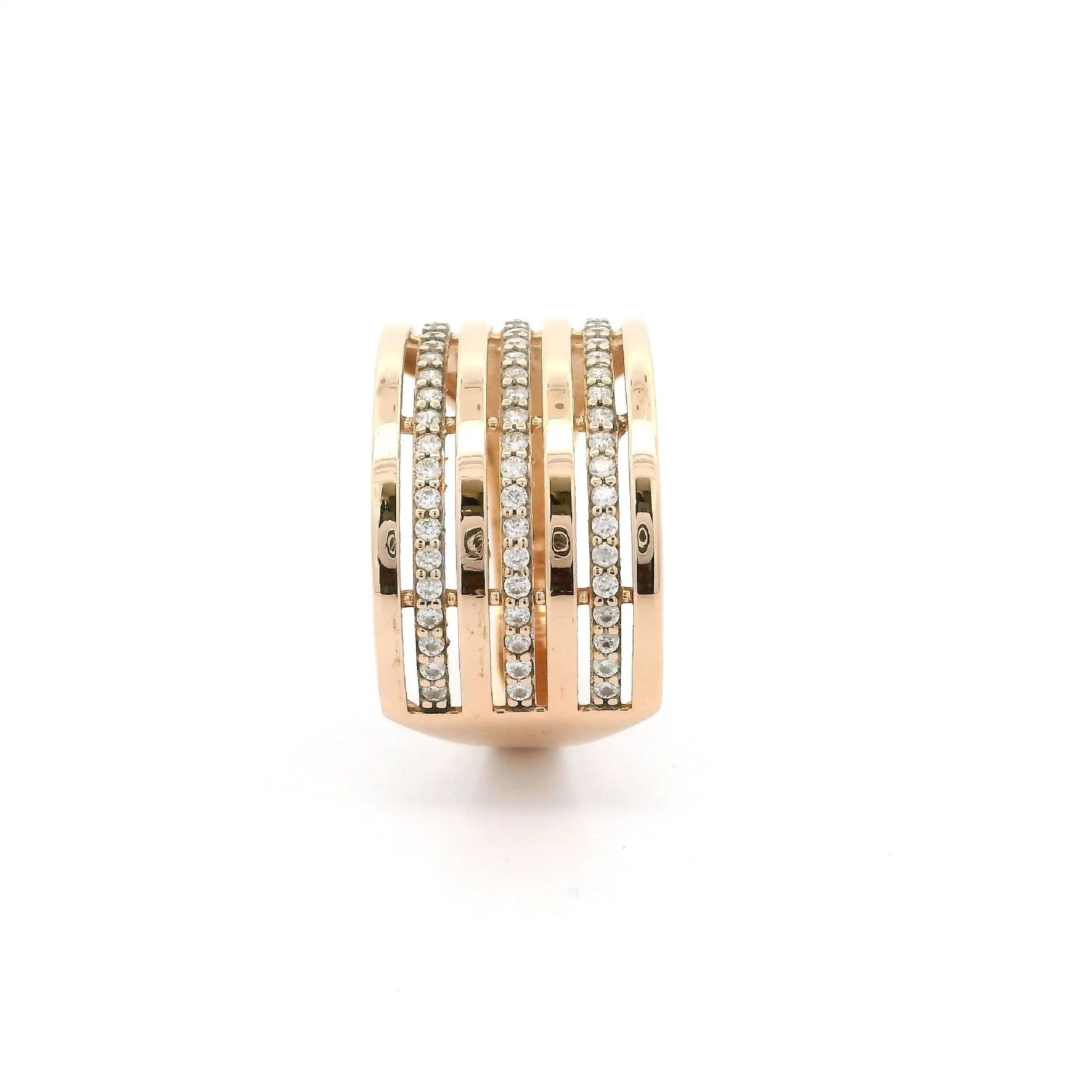Ring Roségold mit Zirkonia