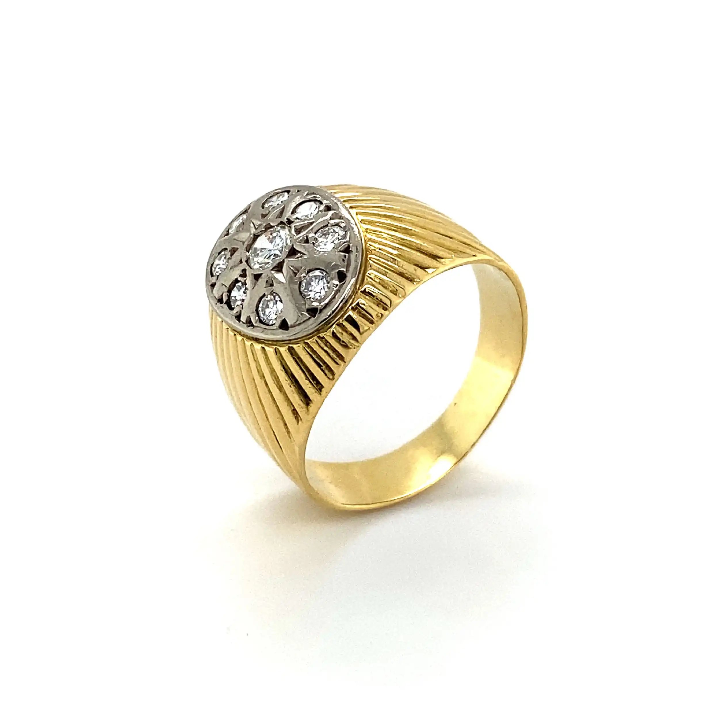 Ring Bicolor mit Brillanten Ring Bicolor mit Brillanten