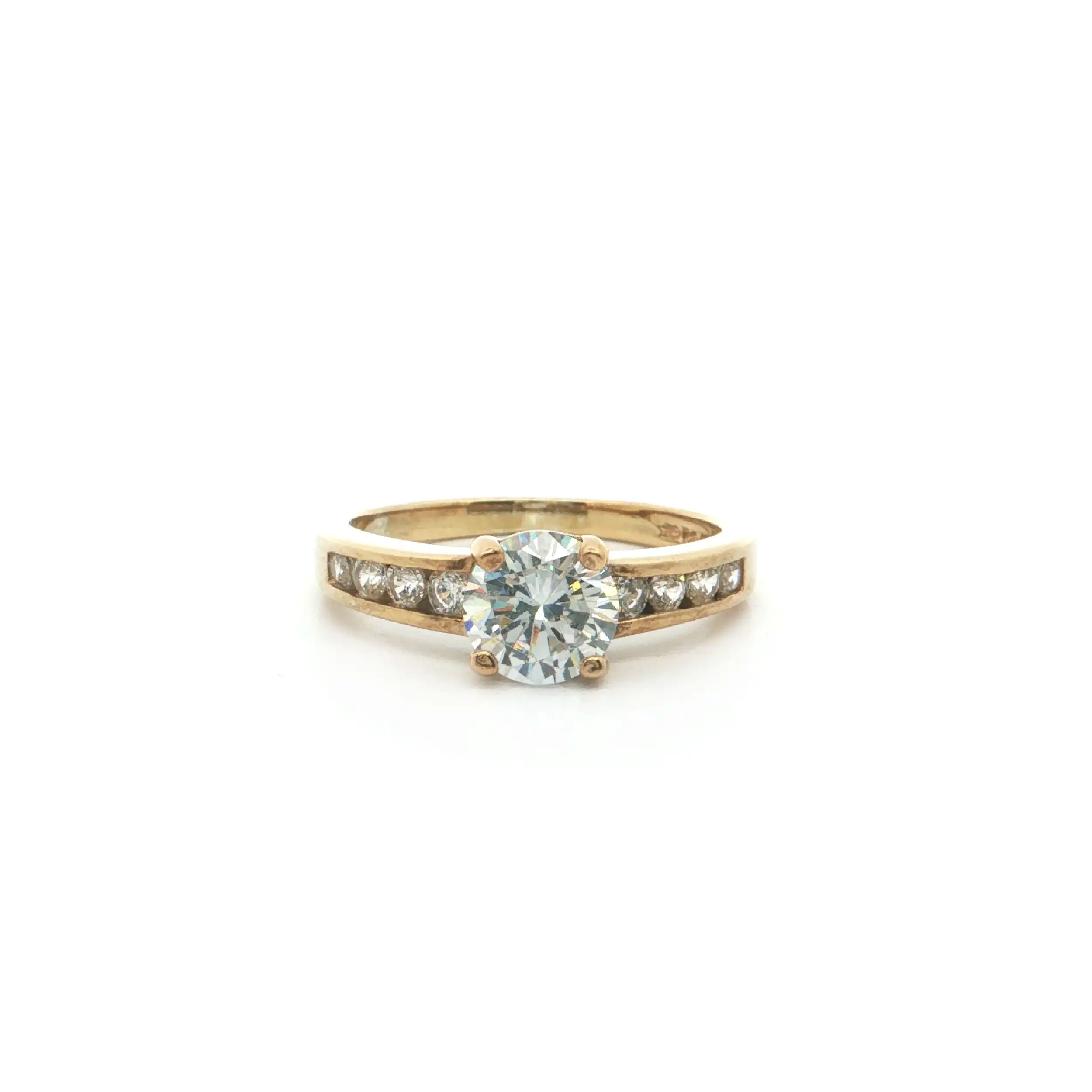 Ring Silber vergoldet mit Zirkonia