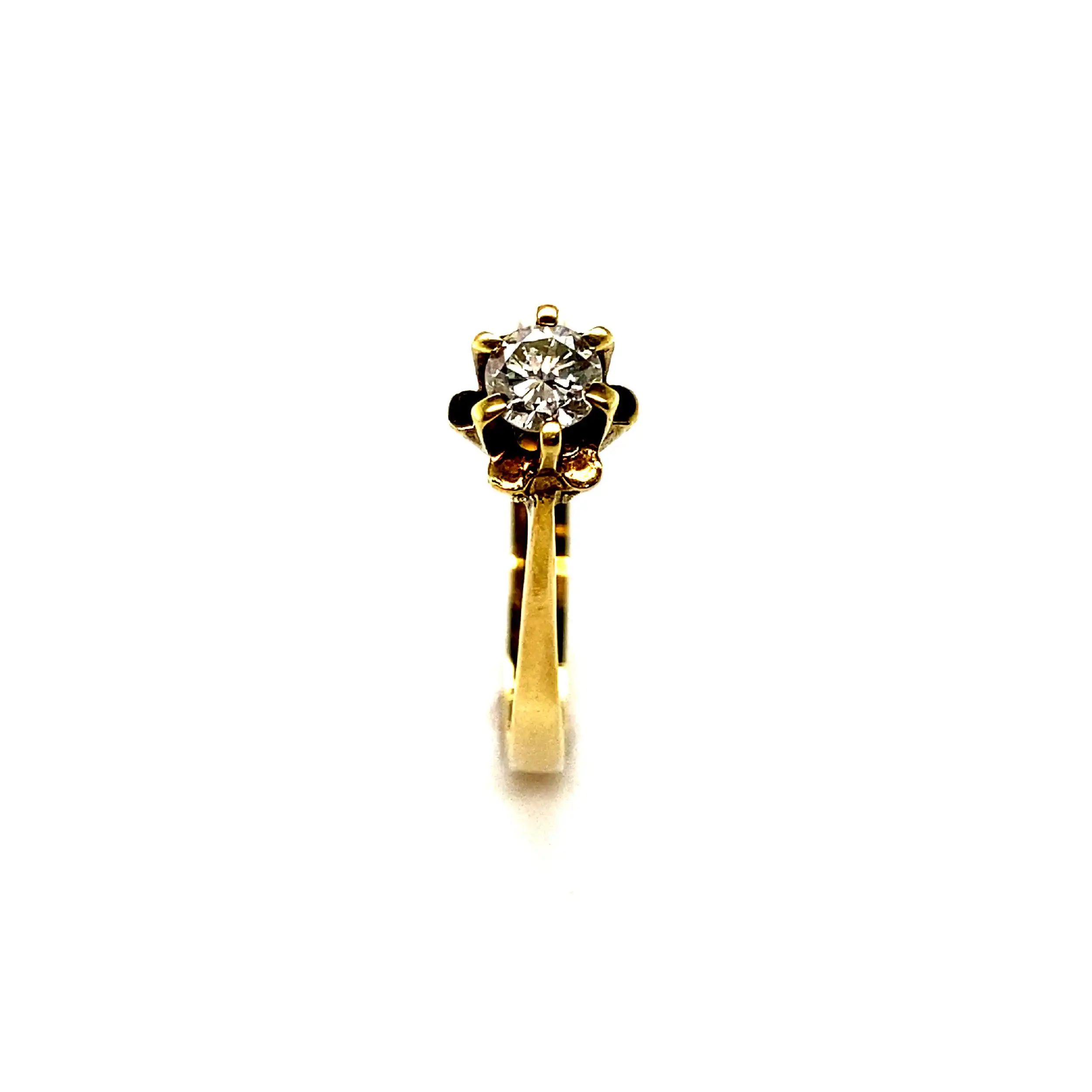 Ring Gelbgold mit Brillant