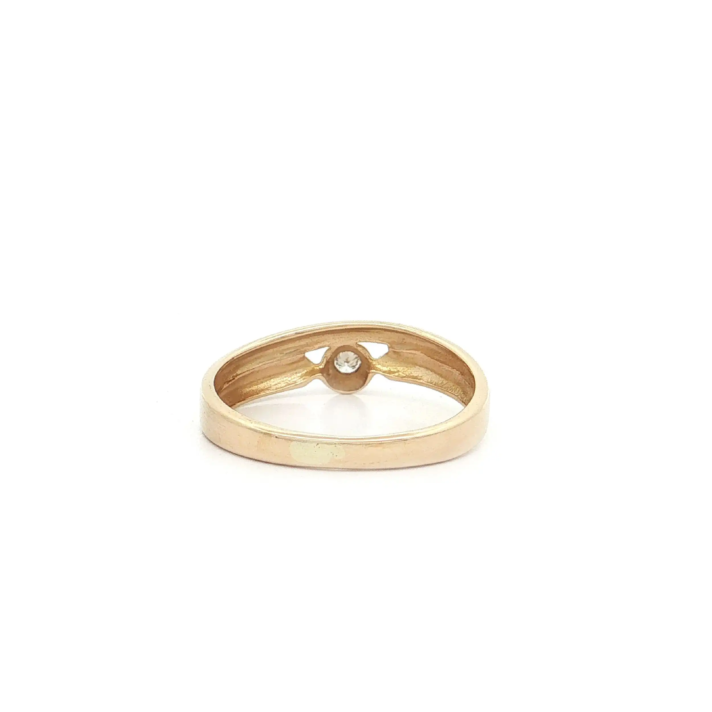 Ring Gelbgold mit Brillant