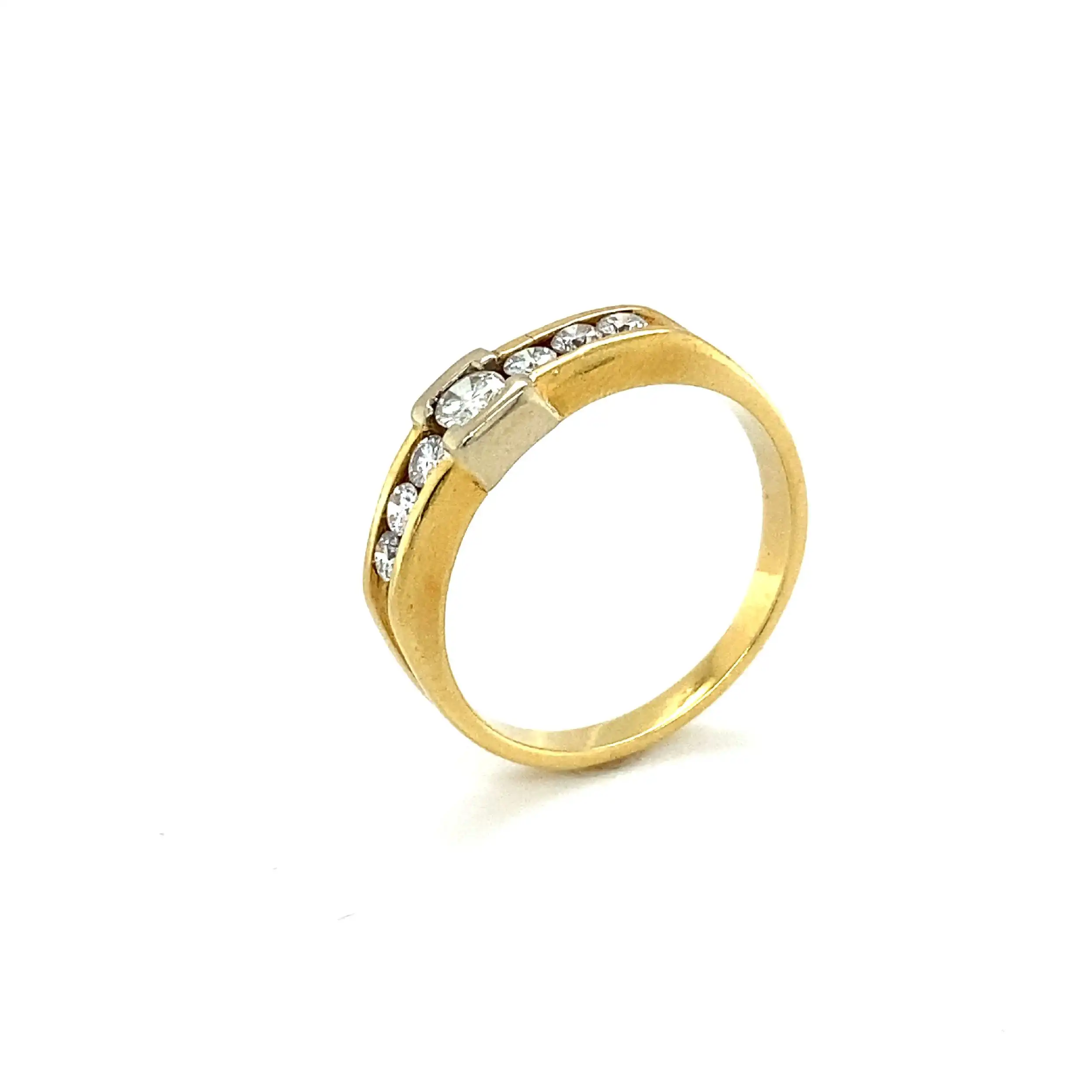 Ring Bicolor mit Brillanten Ring Bicolor mit Brillanten