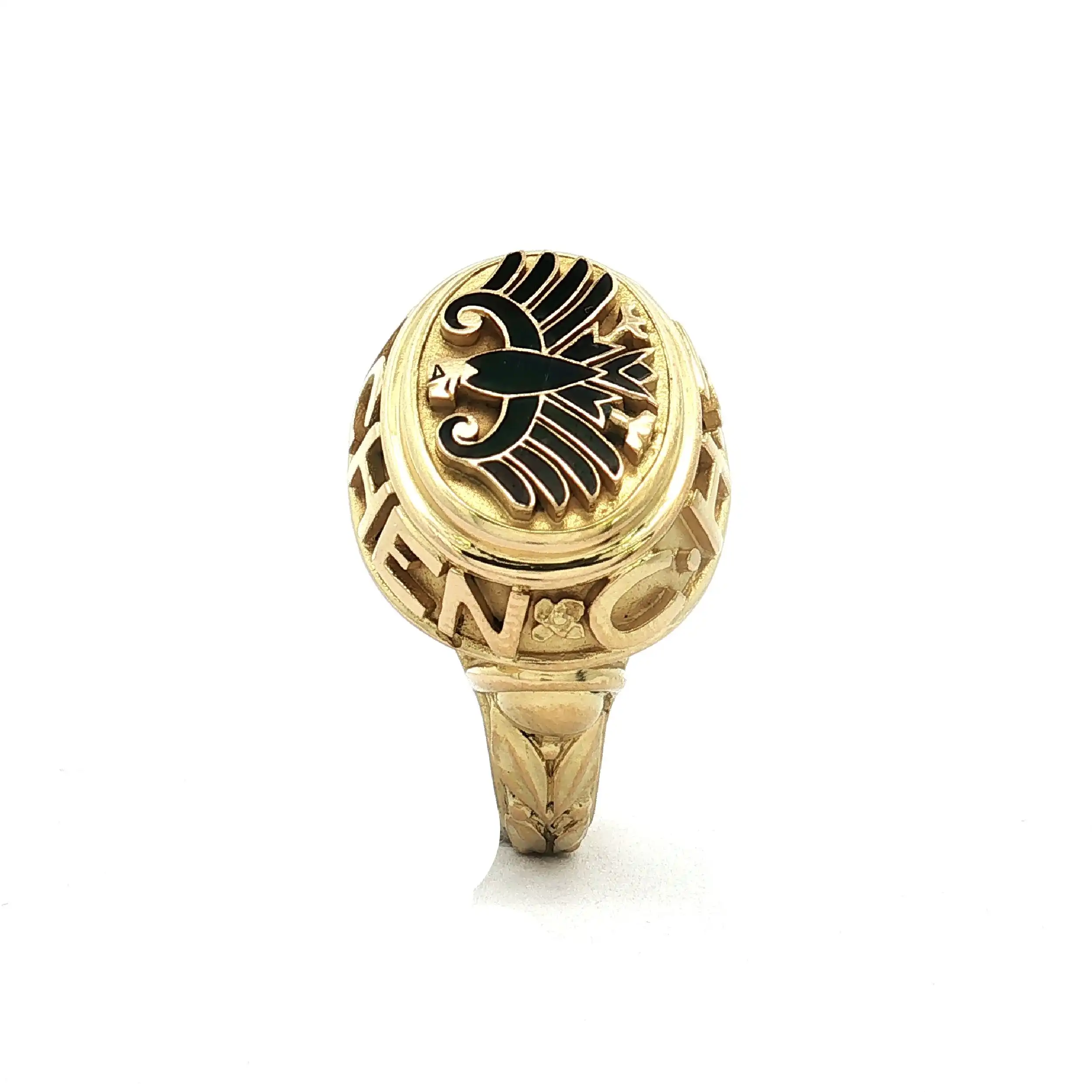 Ring Gelbgold mit Adler