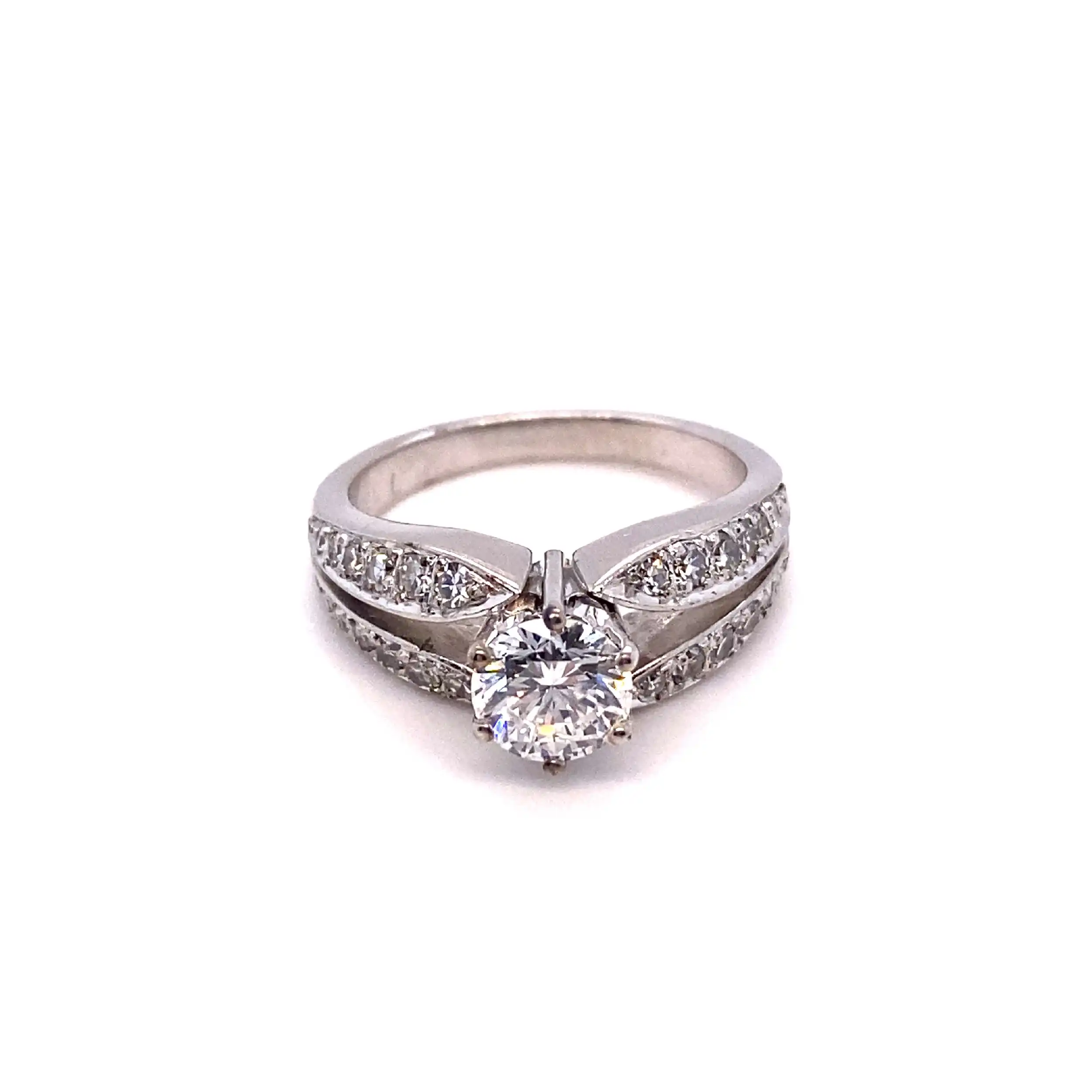 Ring Weißgold mit Brillanten Ring Weißgold mit Brillanten