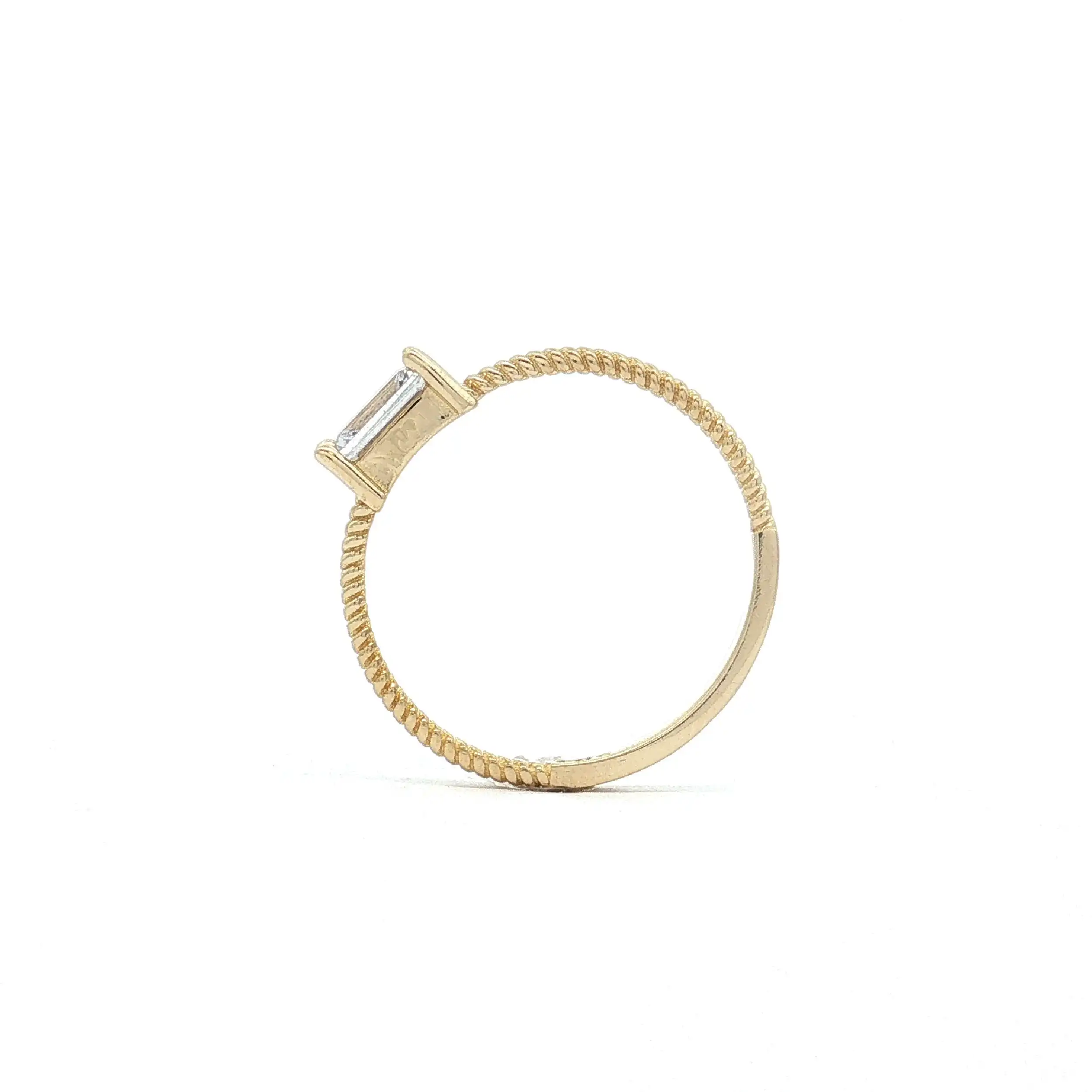 Ring Gelbgold mit Zirkonia