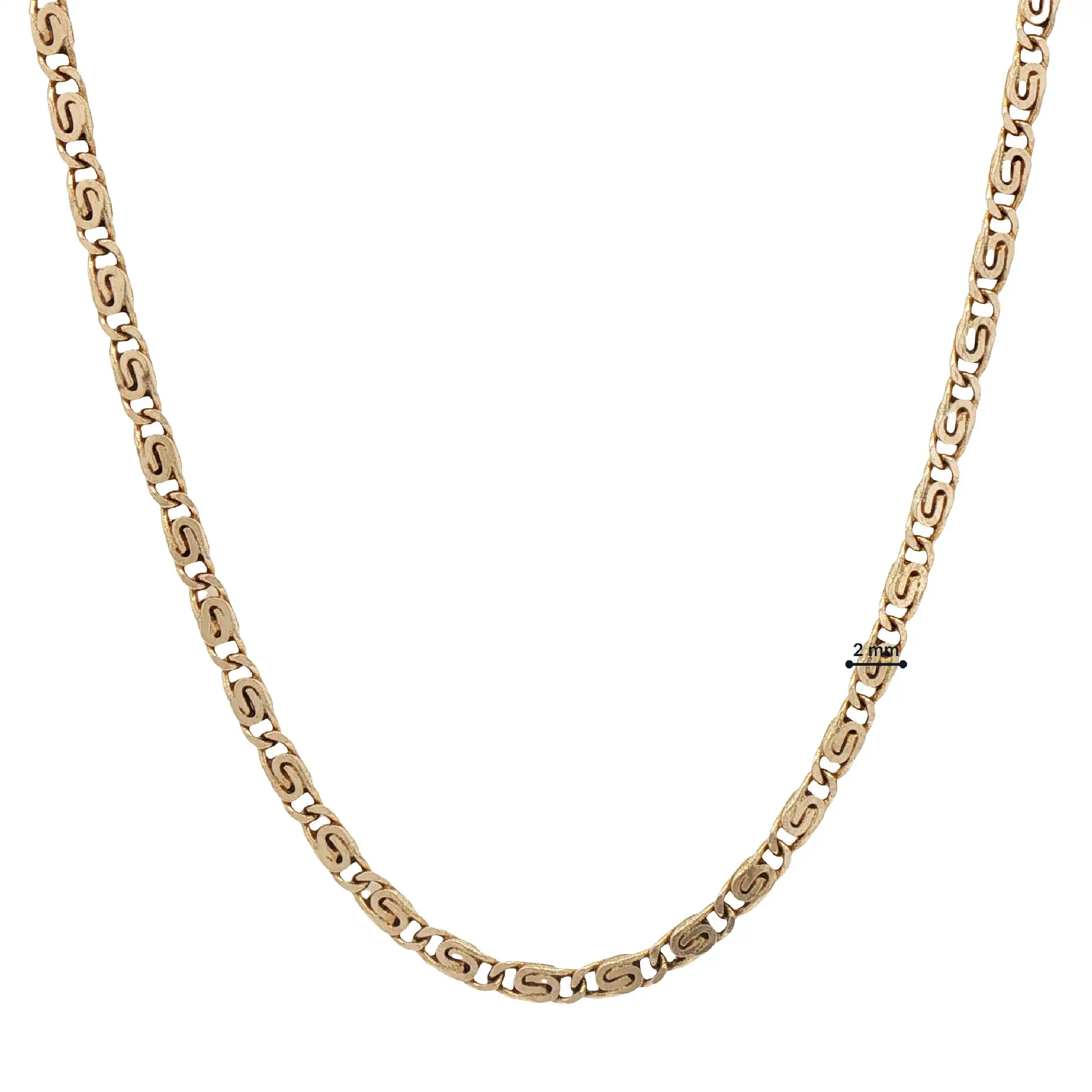 S-Gliederkette Gelbgold