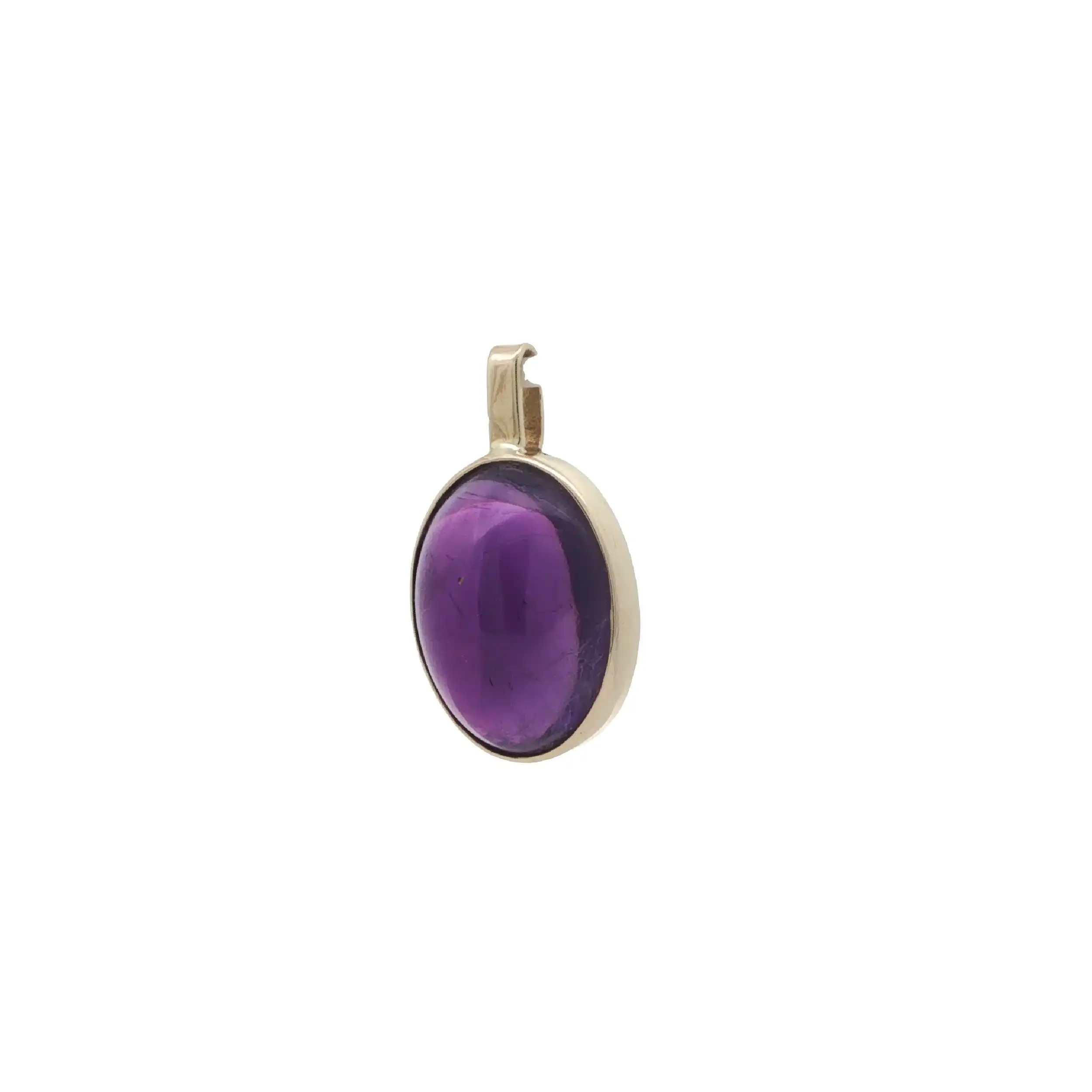 Anhänger Gelbgold mit Amethyst Cabochon