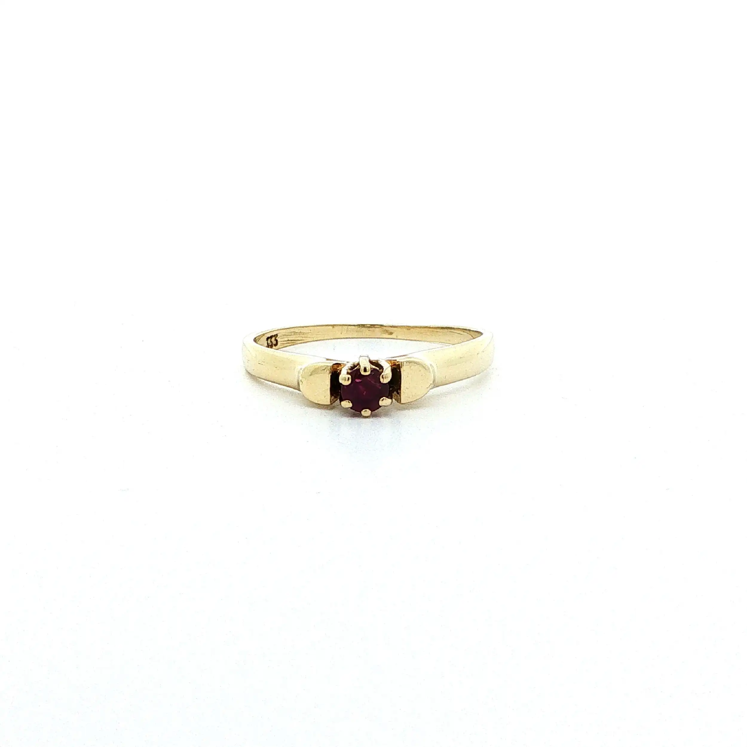 Ring Gelbgold mit Rubin
