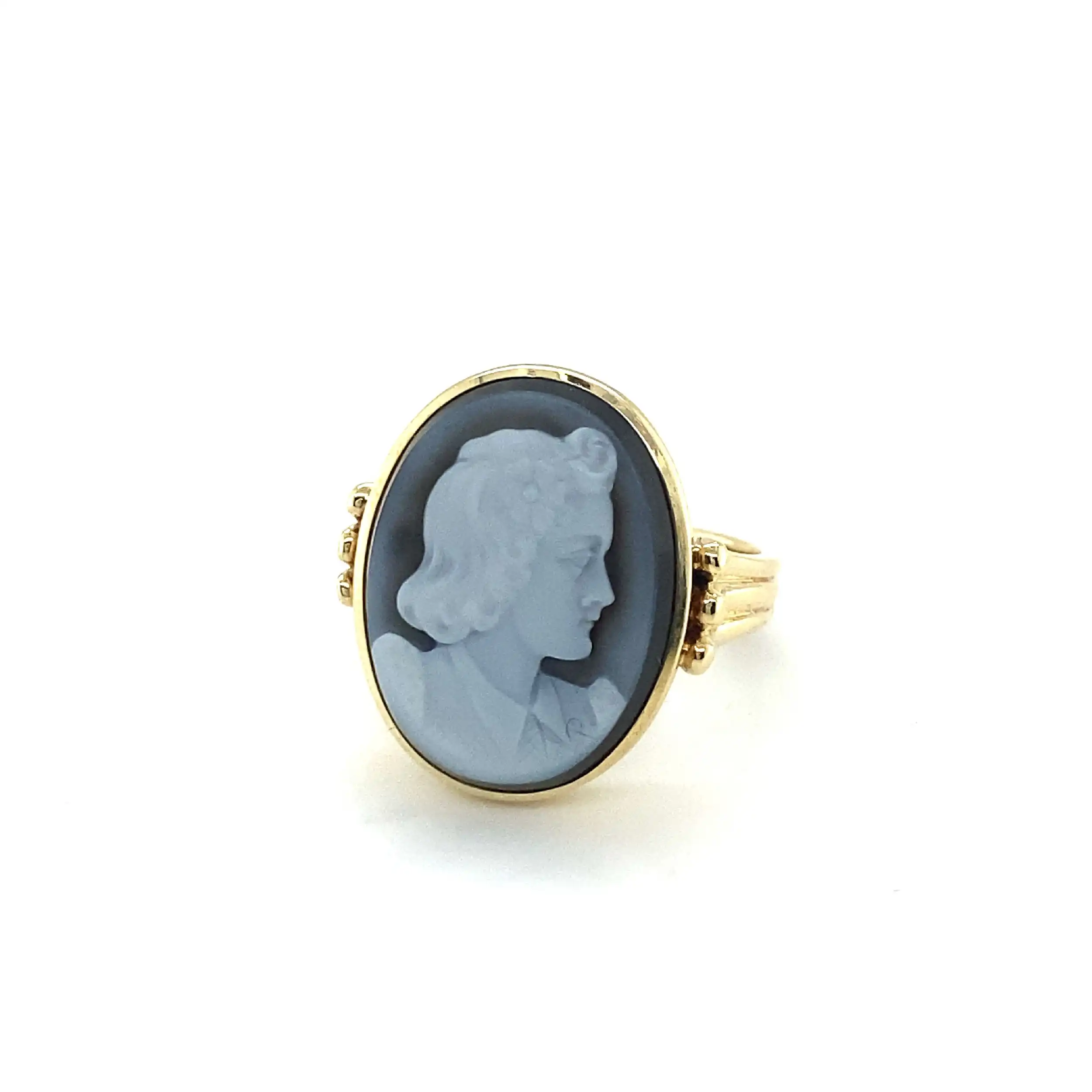 Ring Gelbgold mit Gemme