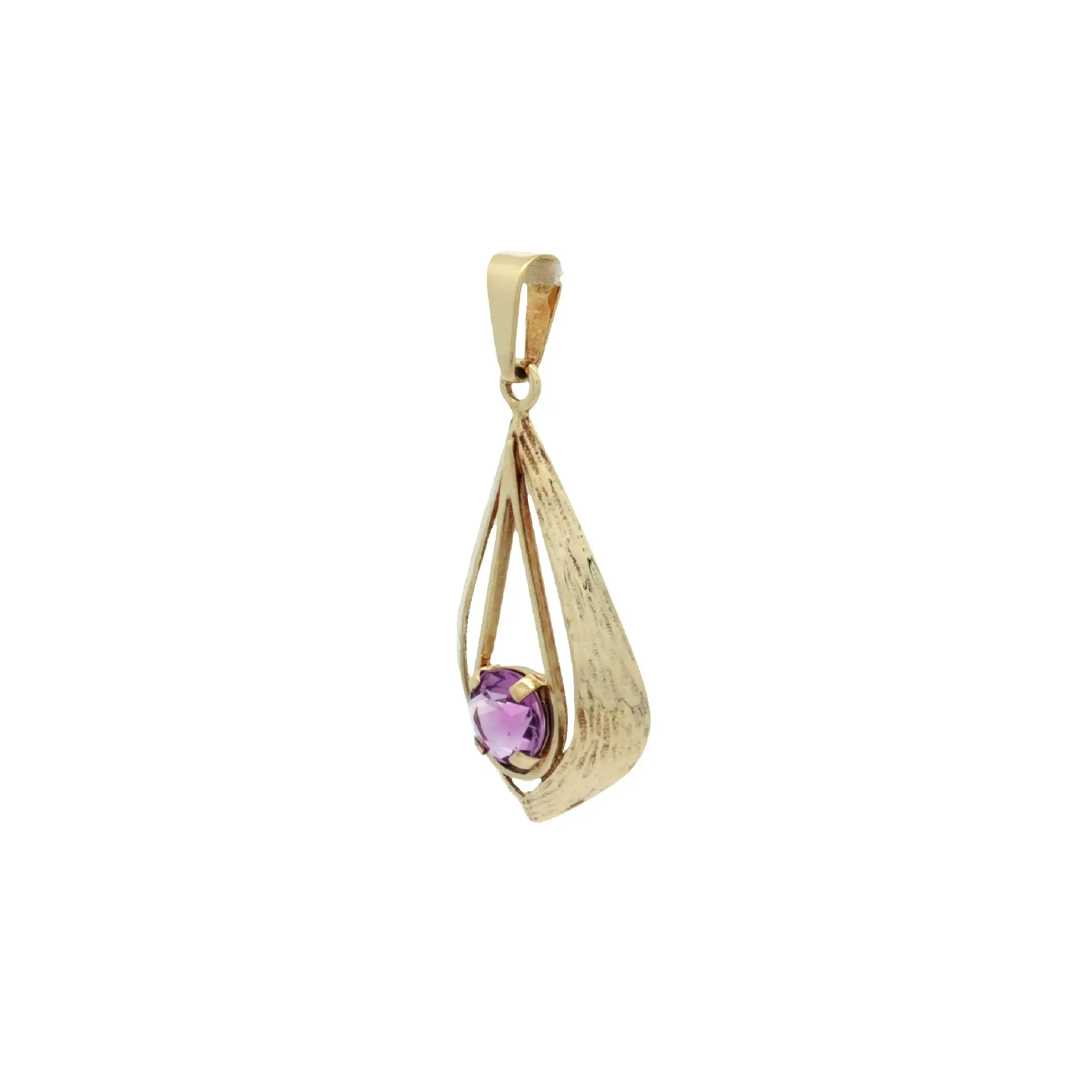 Anhänger Gelbgold mit Amethyst Anhänger Gelbgold mit Amethyst