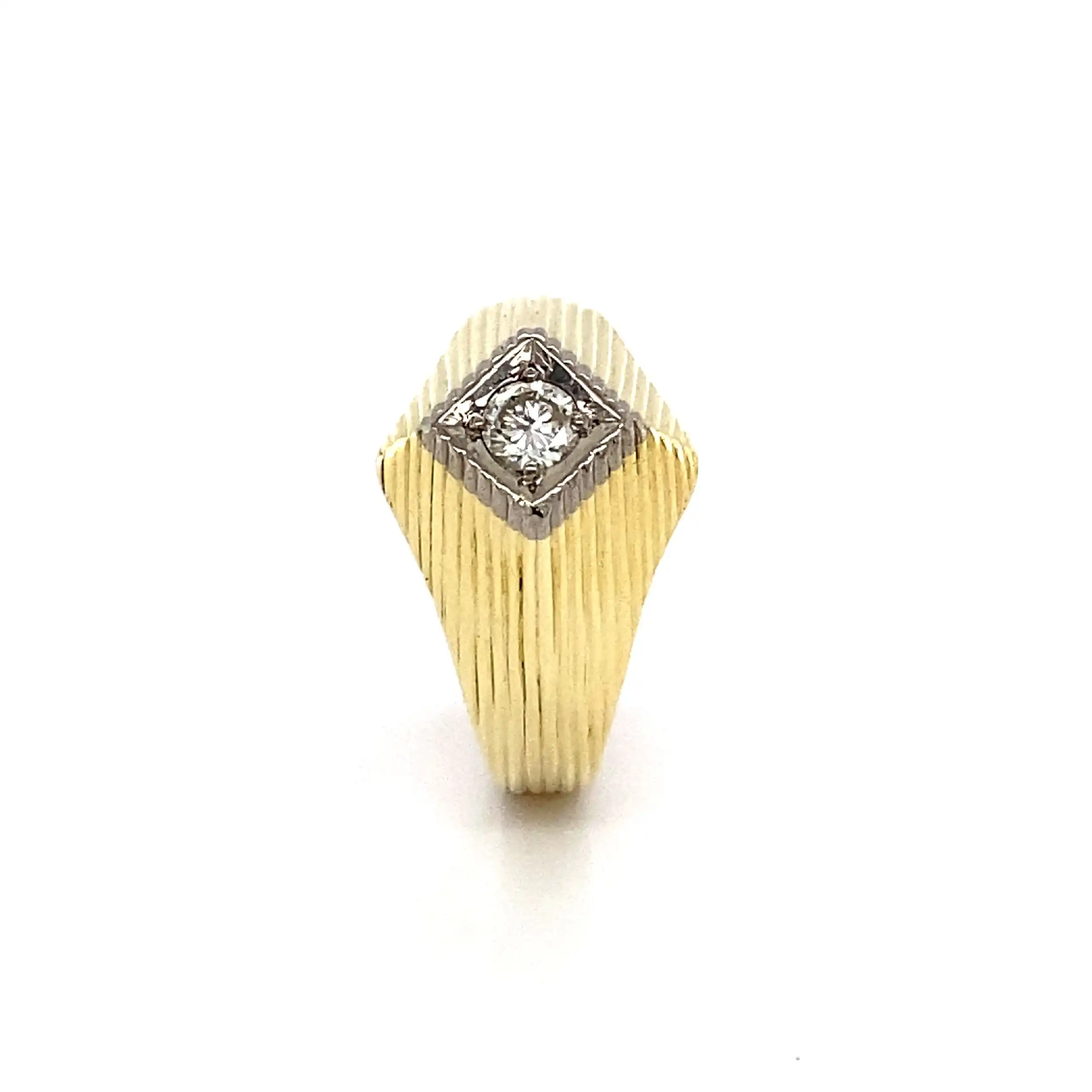 Ring Gelbgold mit Solitär Brillant Ring Gelbgold mit Solitär Brillant