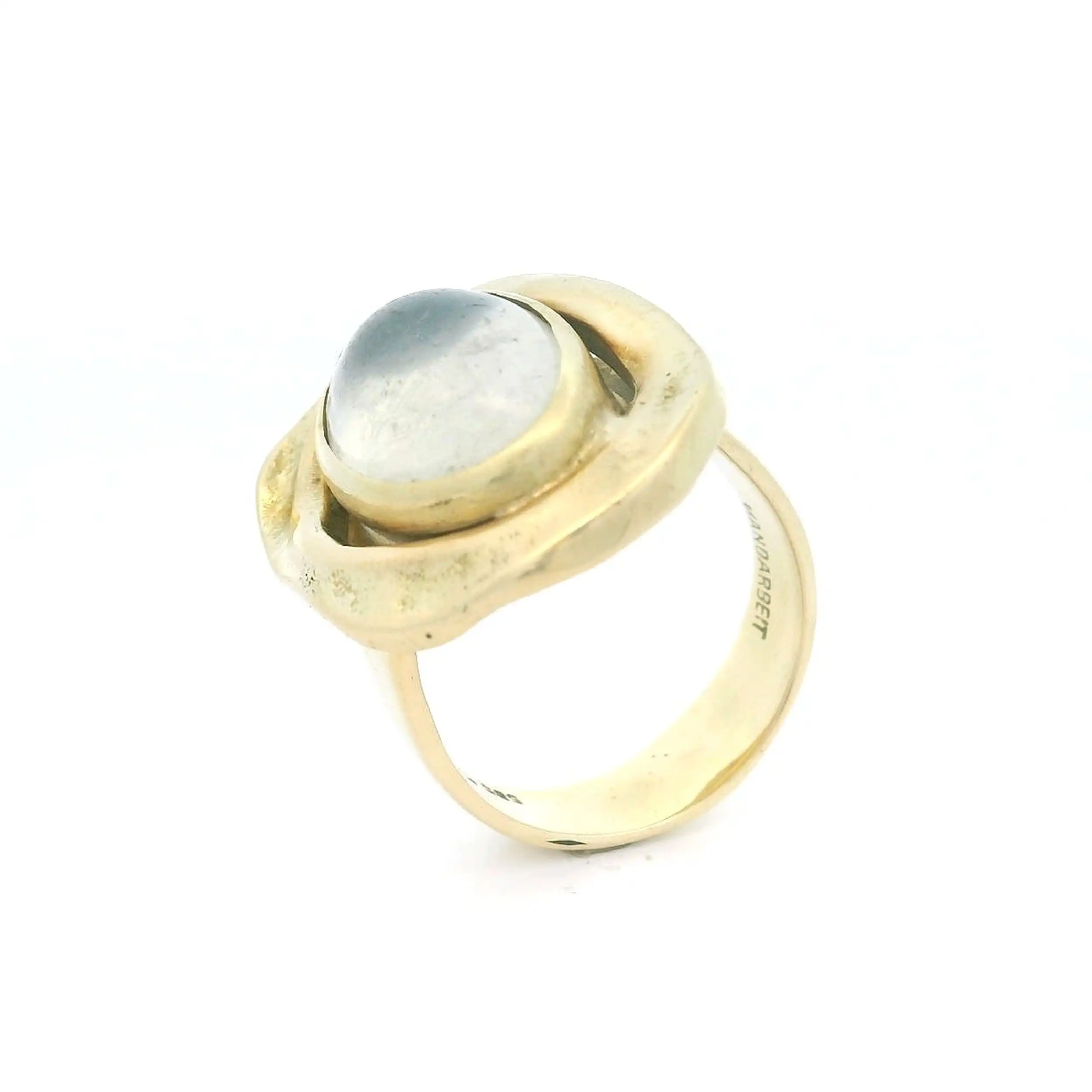 Ring Gelbgold mit Mondstein