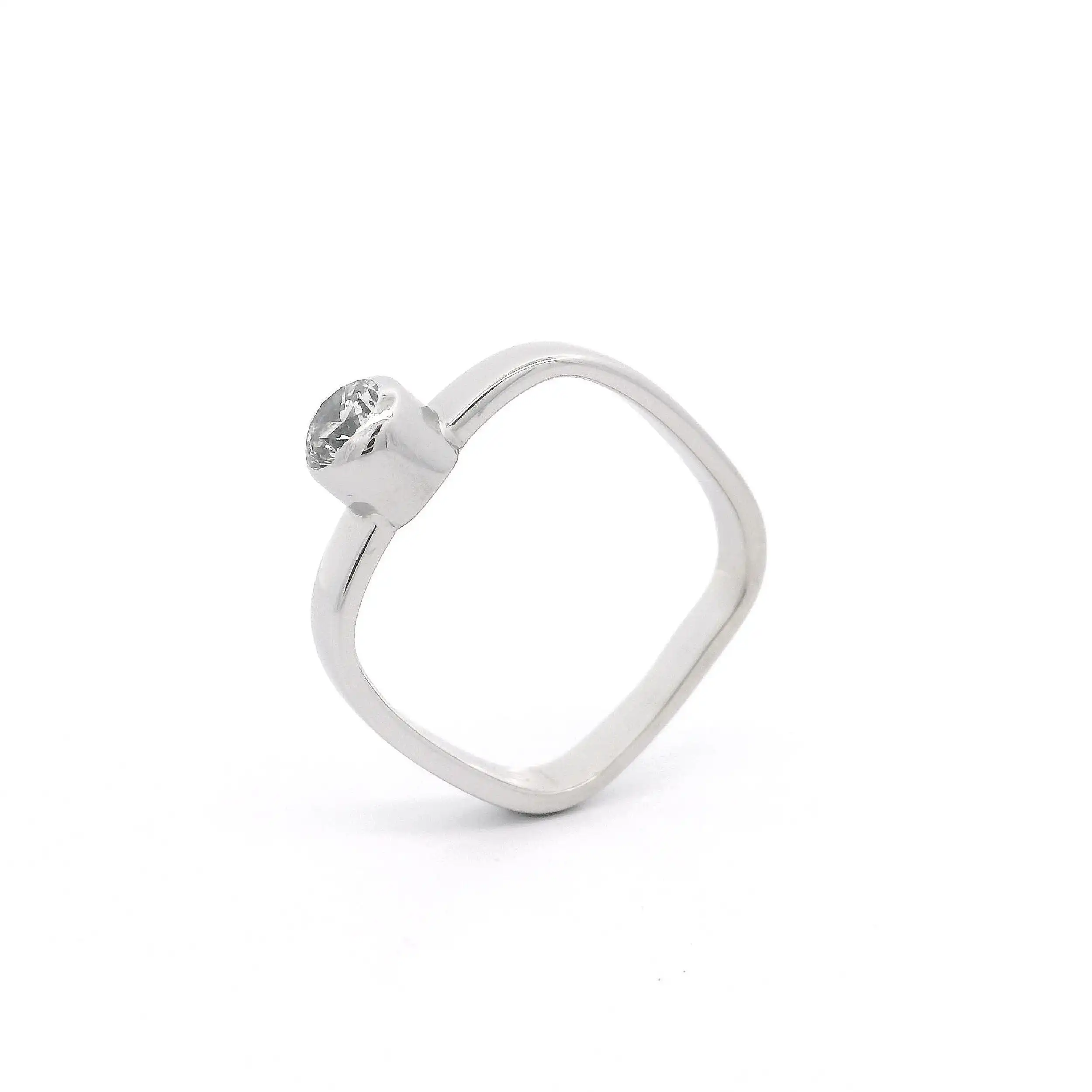 Ring Weißgold mit Brillant
