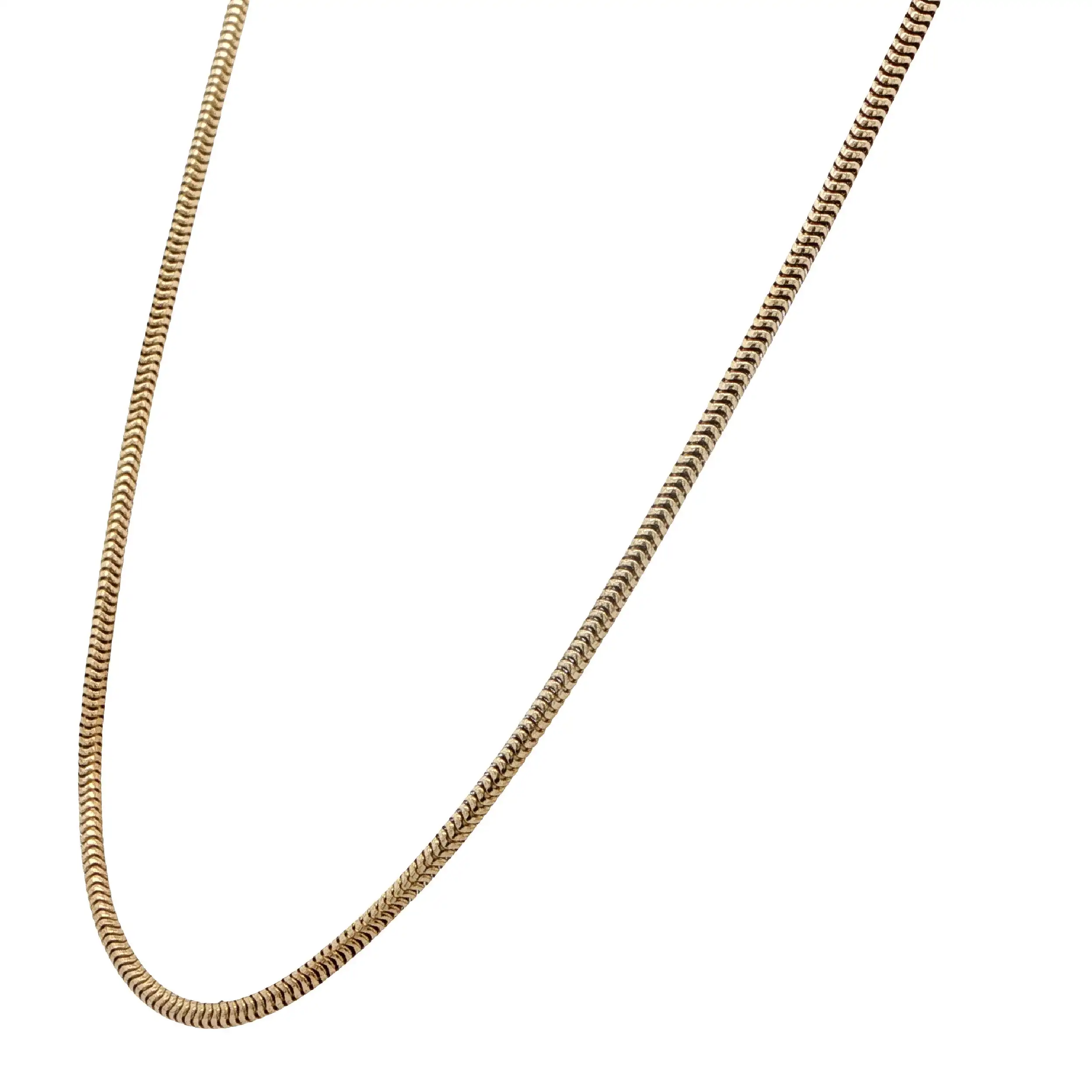 Schlangenkette Gelbgold