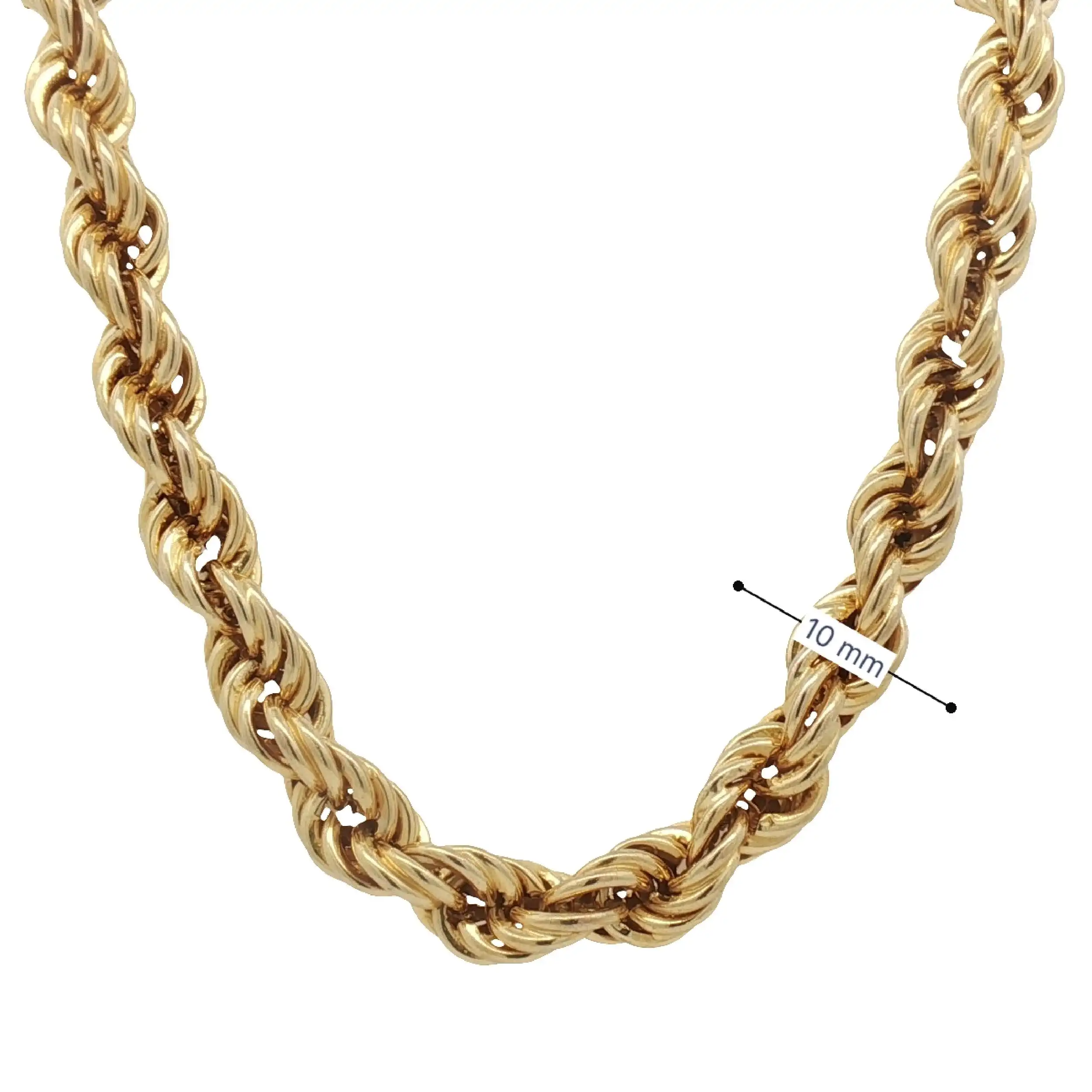 Kordellkette Gelbgold