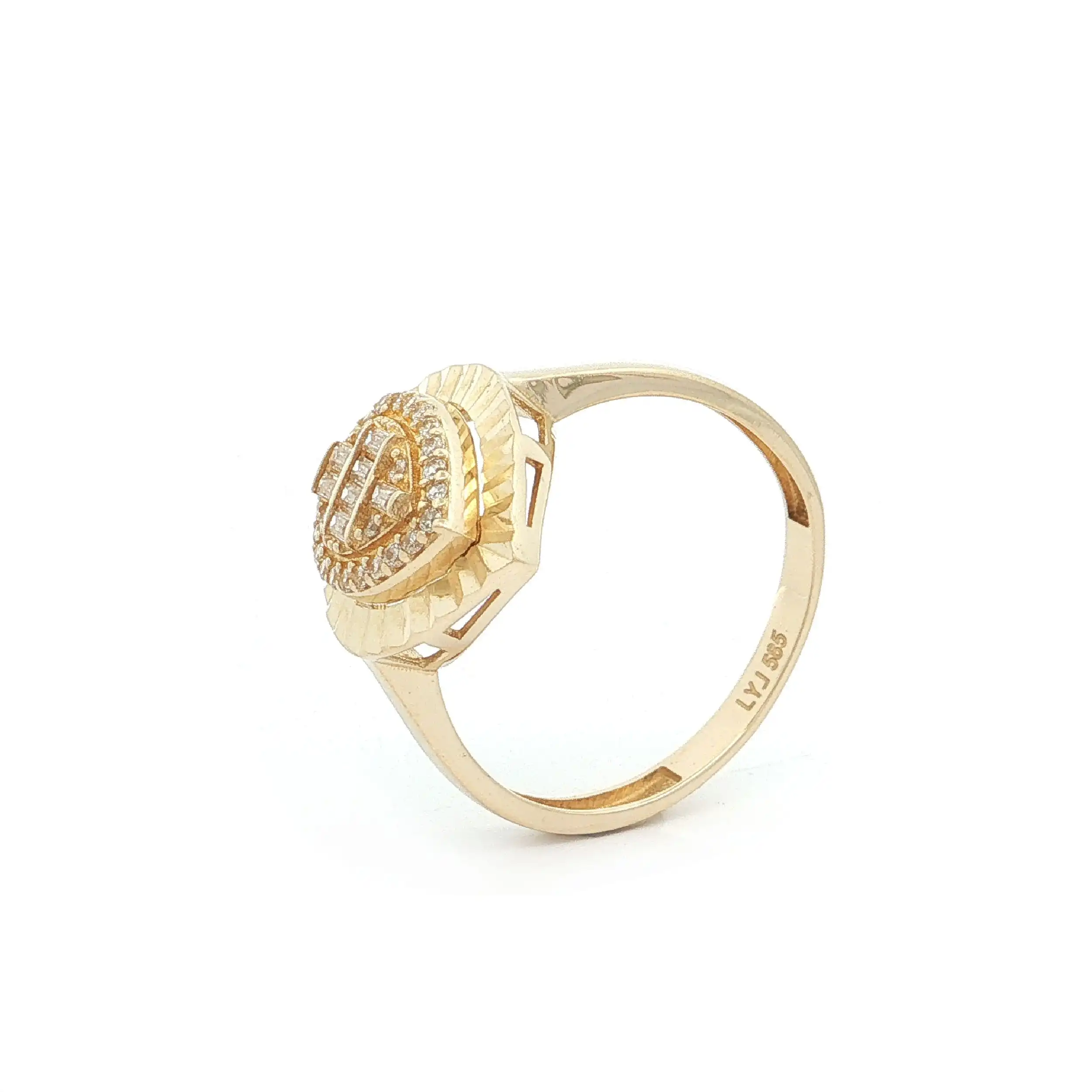 Ring Gelbgold mit Zirkonia Ring Gelbgold mit Zirkonia