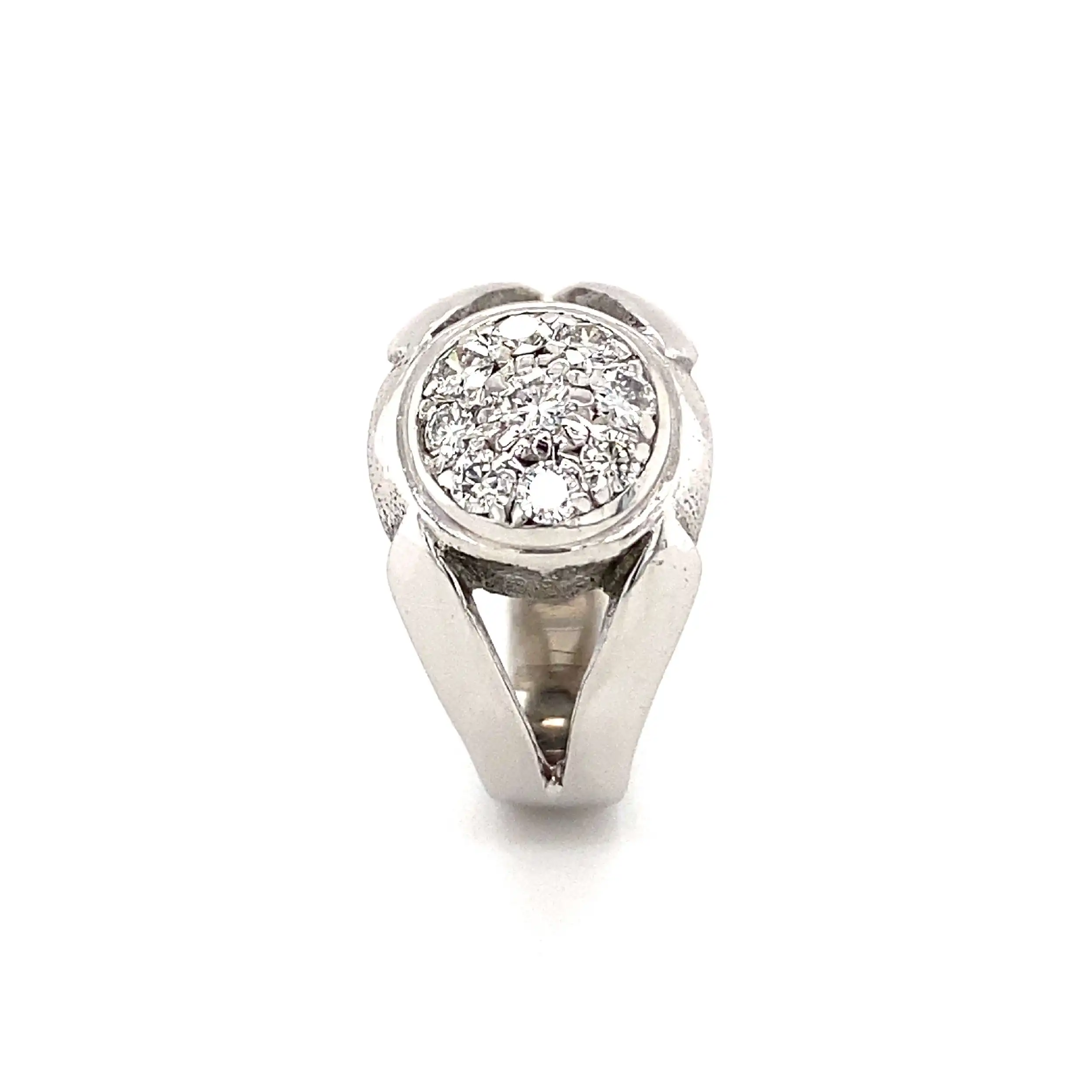 Ring Weißgold mit Brillanten Ring Weißgold mit Brillanten