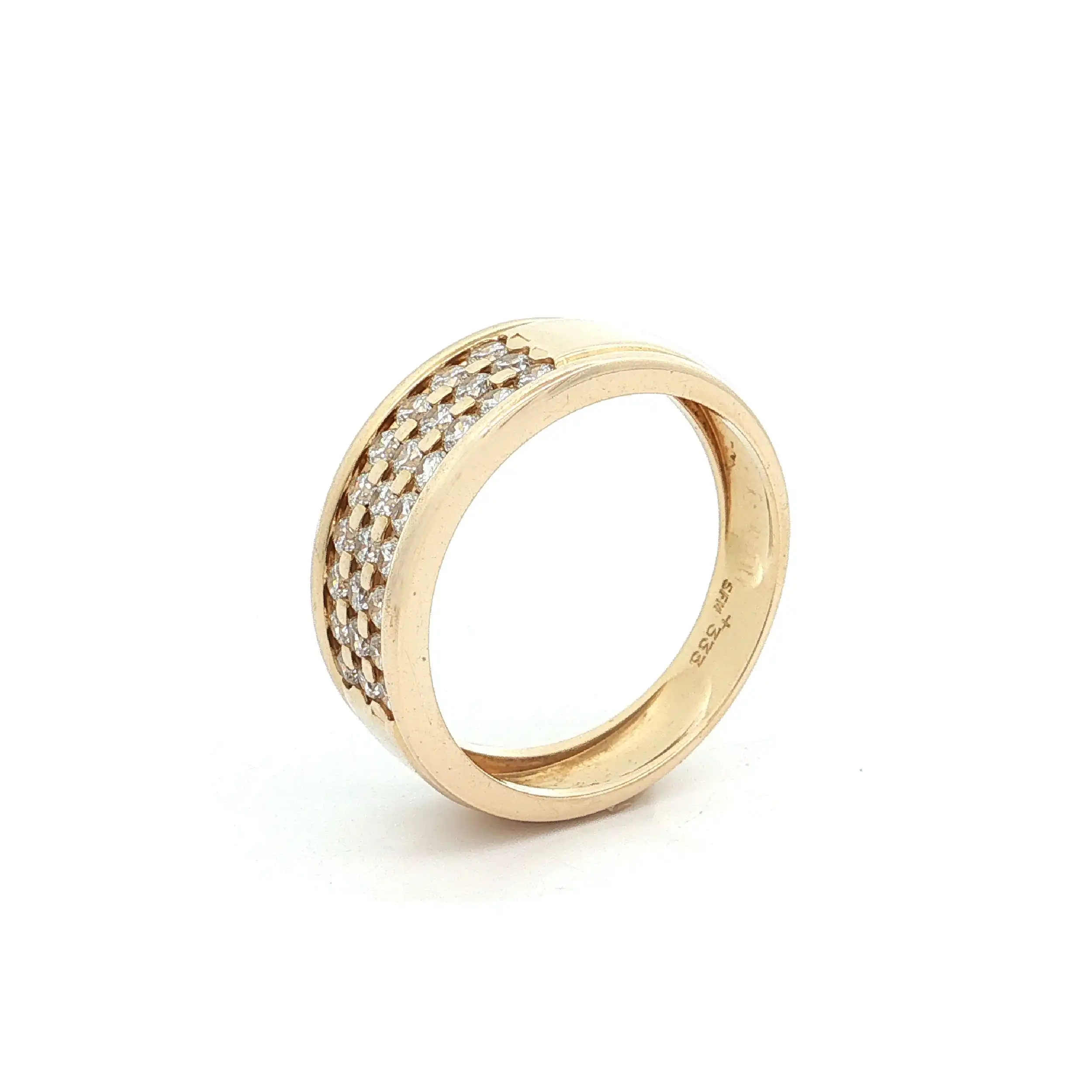 Ring Gelbgold mit Zirkonia