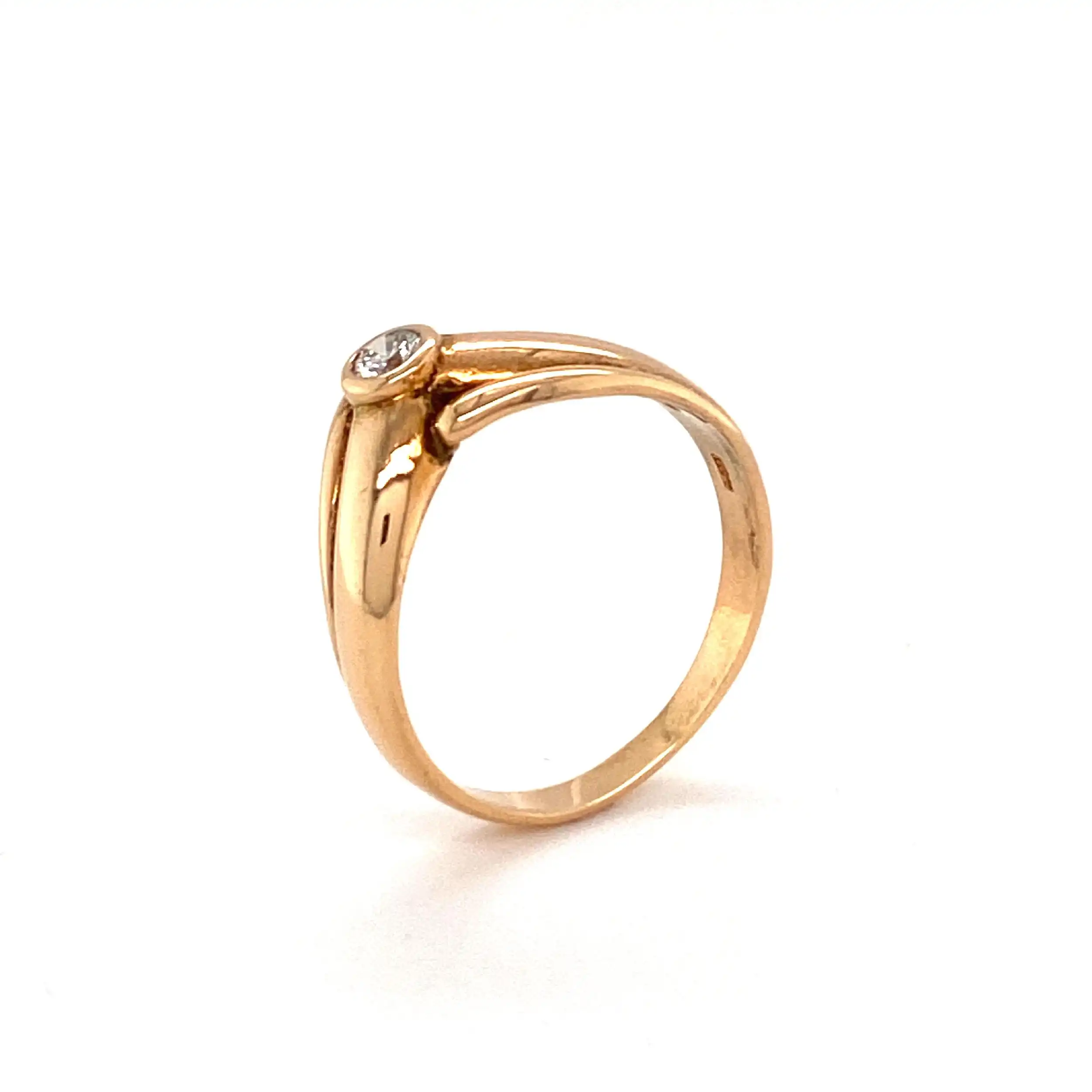 Ring Roségold mit Brillant