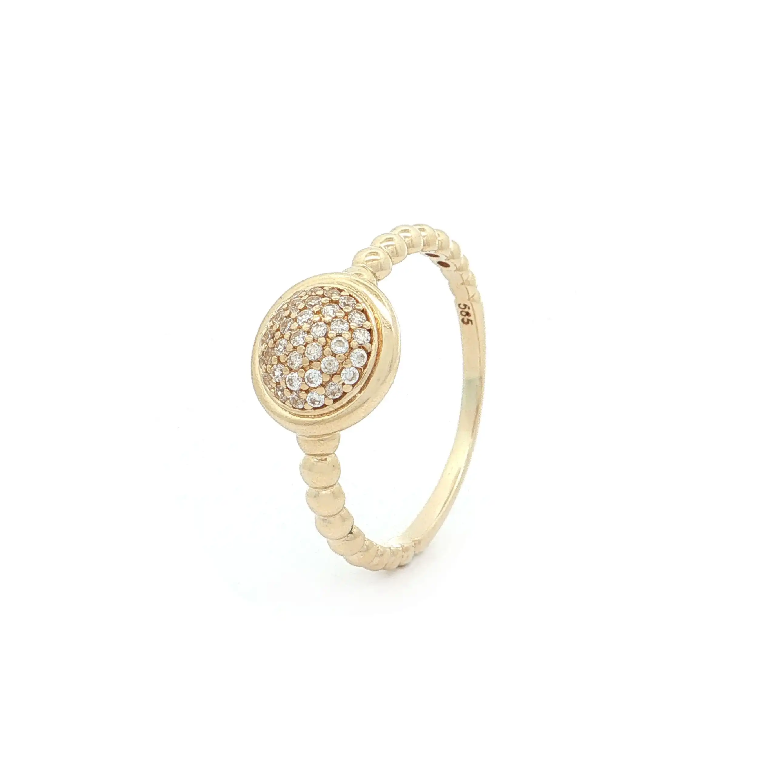 Ring Gelbgold mit Zirkonia