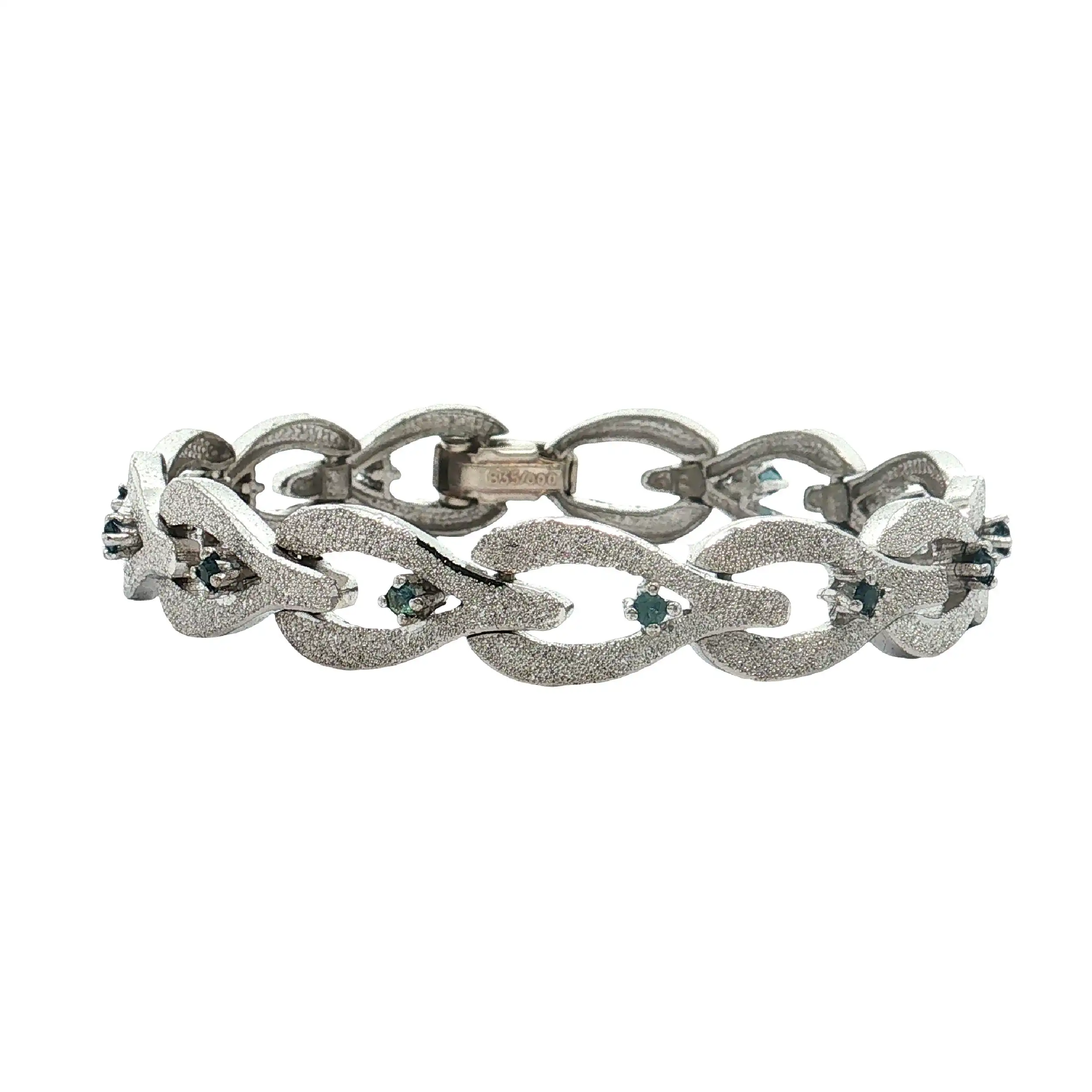 Armband Silber blaue Steine