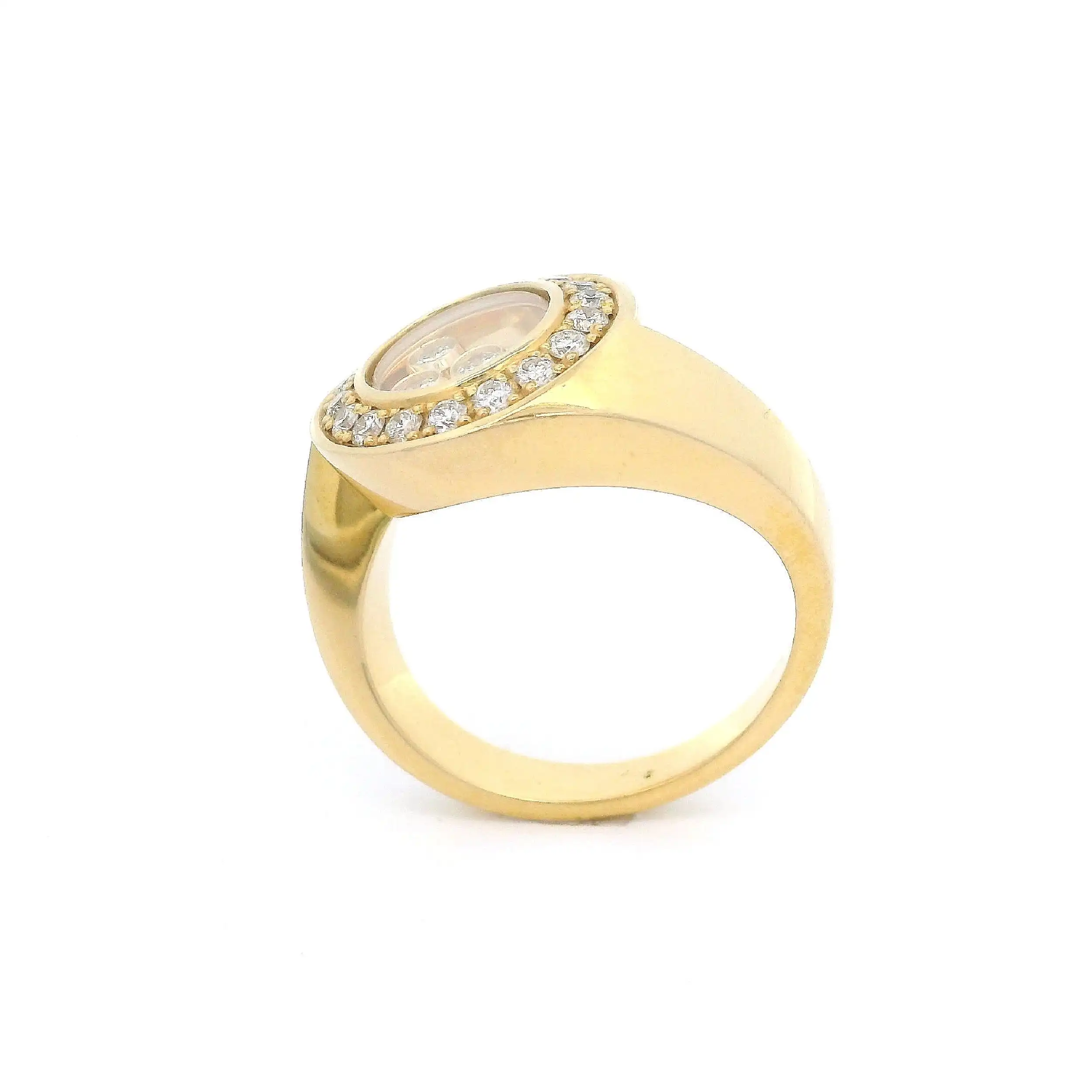 Ring Gelbgold Chopard Happy Diamonds mit Box Ring Gelbgold Chopard Happy Diamonds mit Box