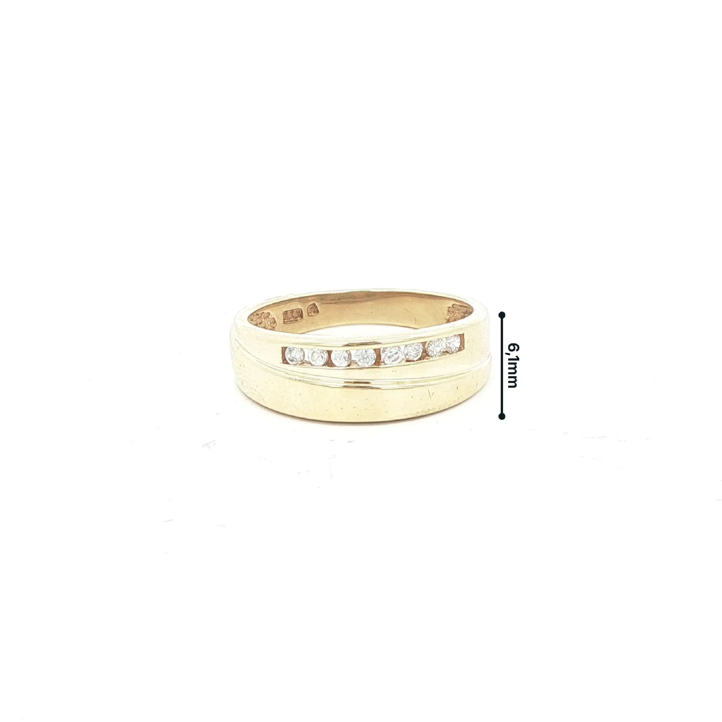 Ring Gelbgold mit Zirkonia Ring Gelbgold mit Zirkonia