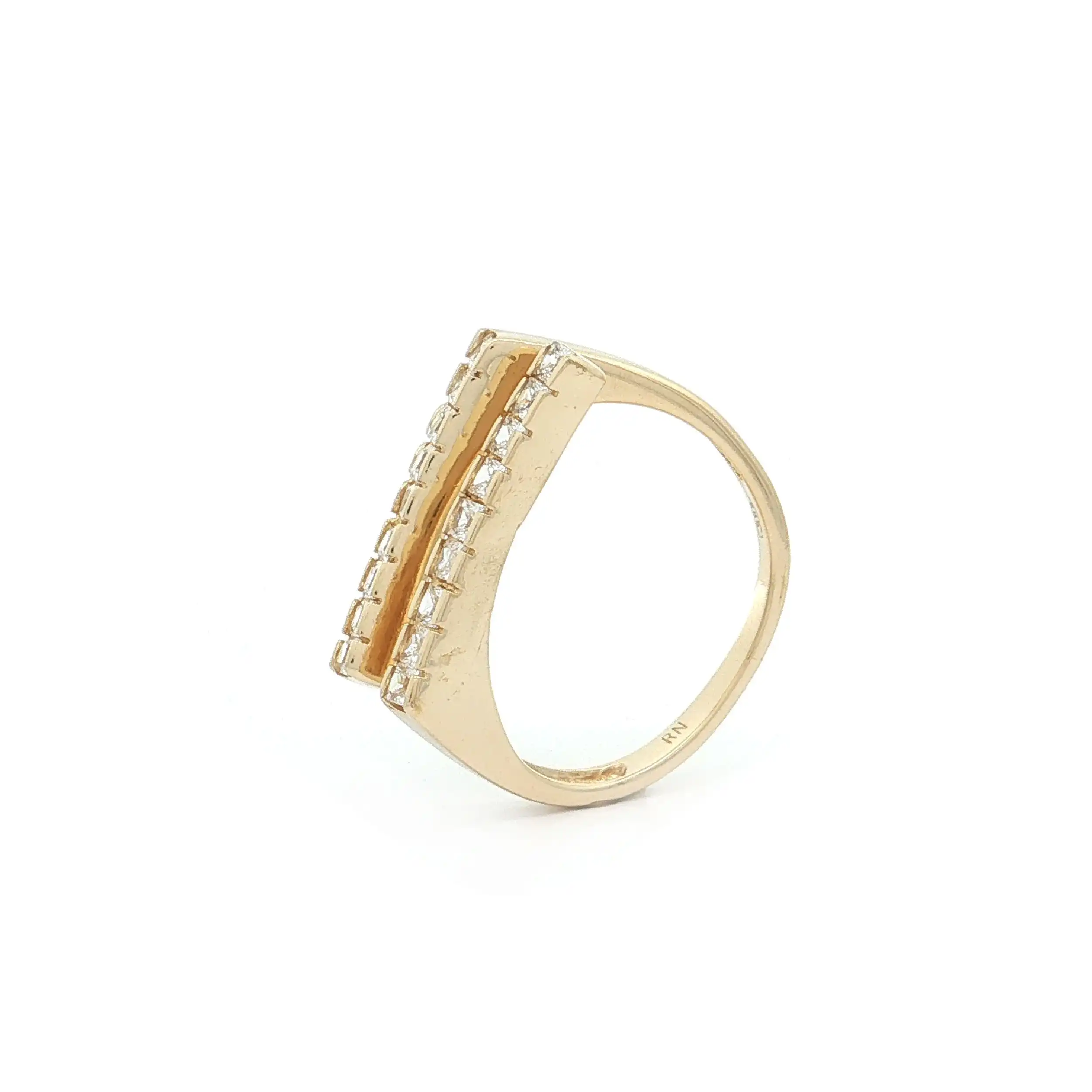 Ring Gelbgold mit Zirkonia Ring Gelbgold mit Zirkonia