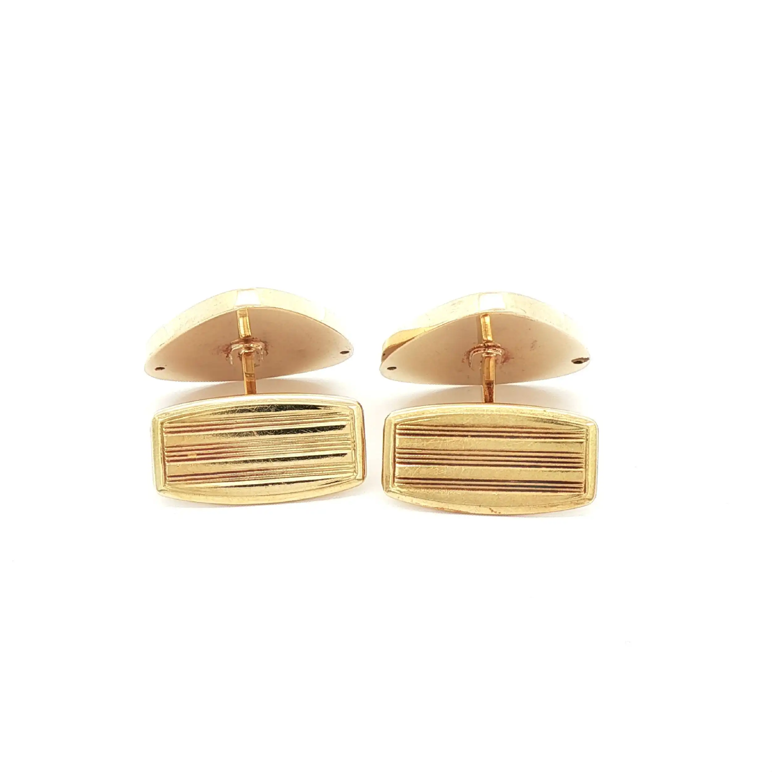 Manschettenknöpfe Gelbgold mit Onyx Manschettenknöpfe Gelbgold mit Onyx
