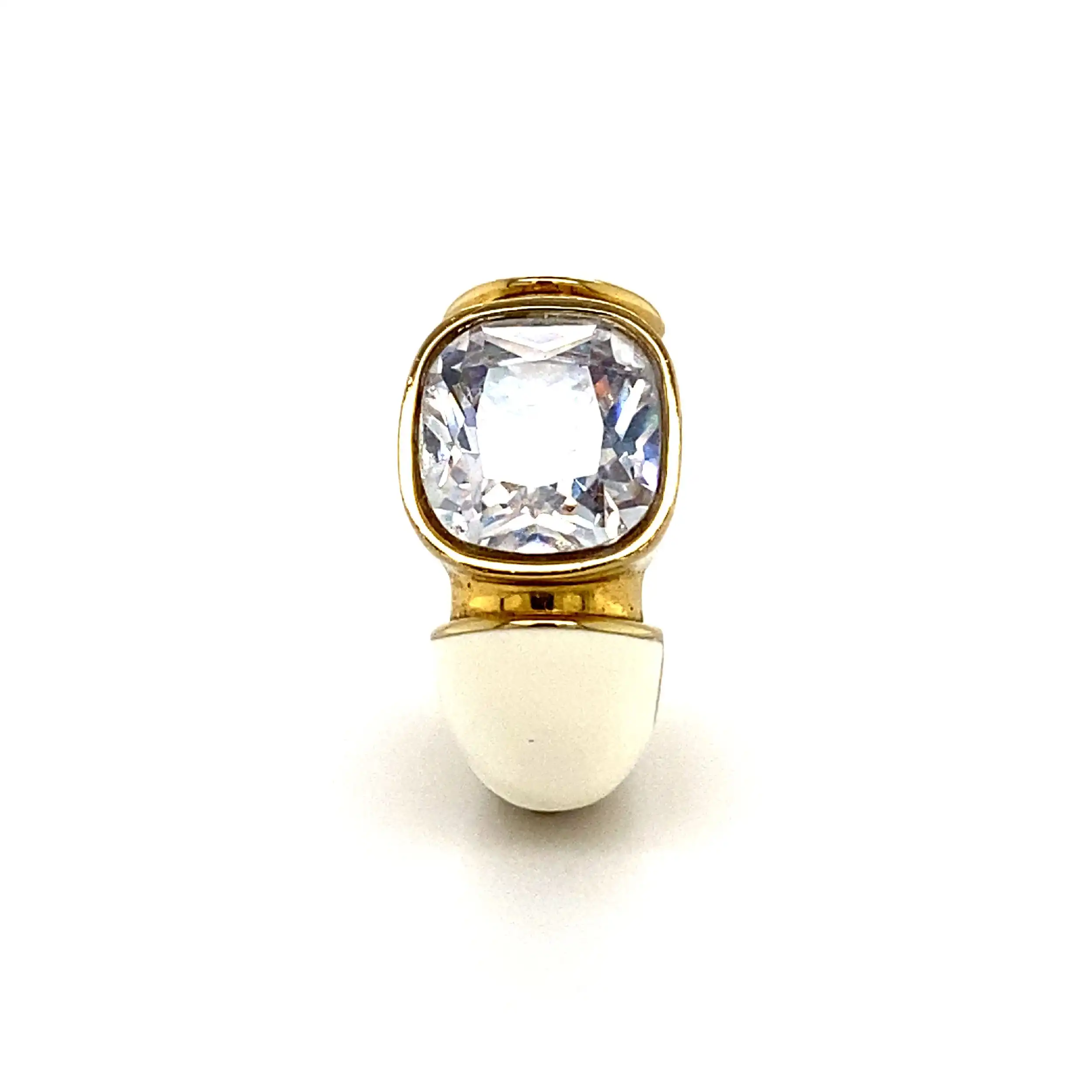Silberring Joop mit Emaille & Zirkonia