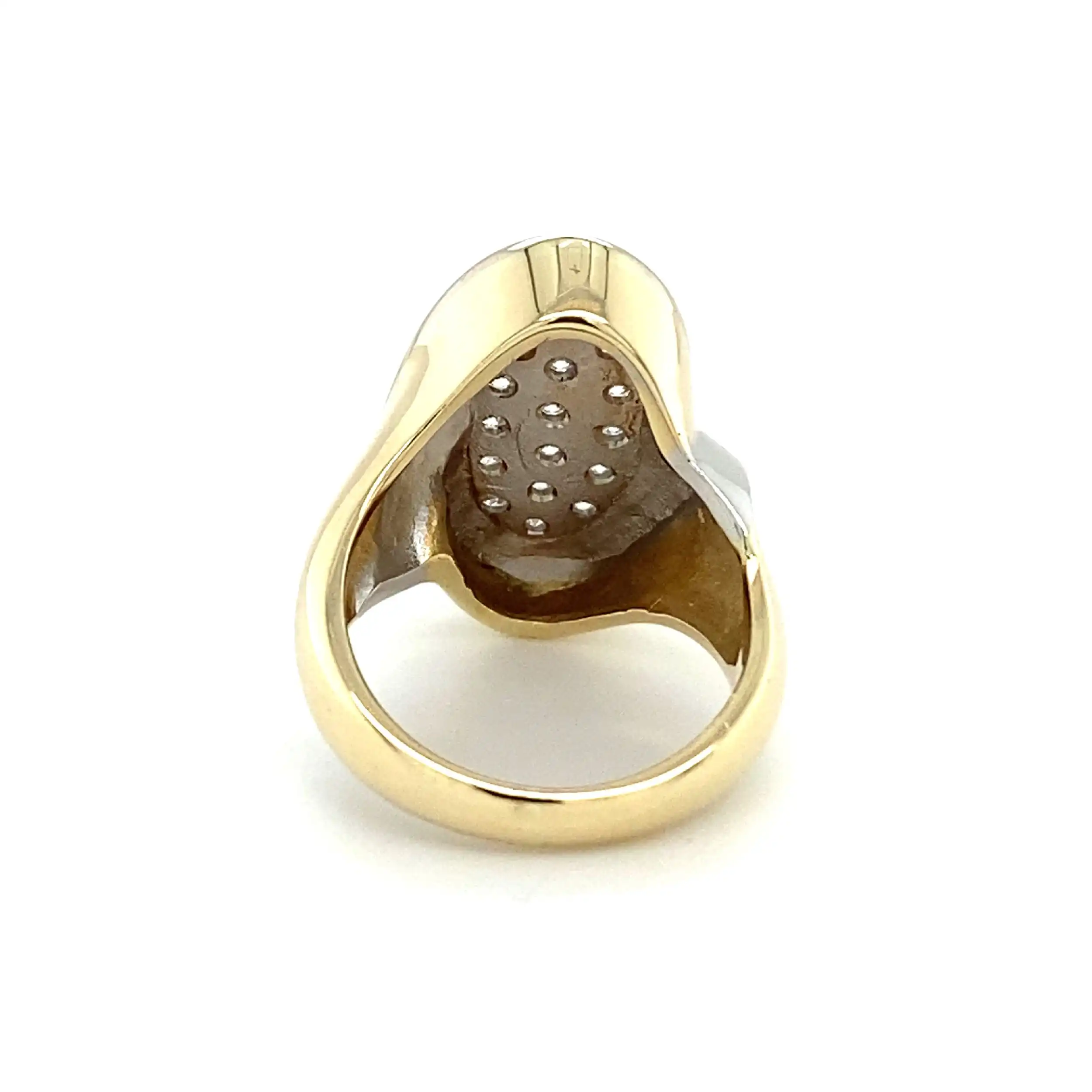 Ring Bicolor mit Zirkonia