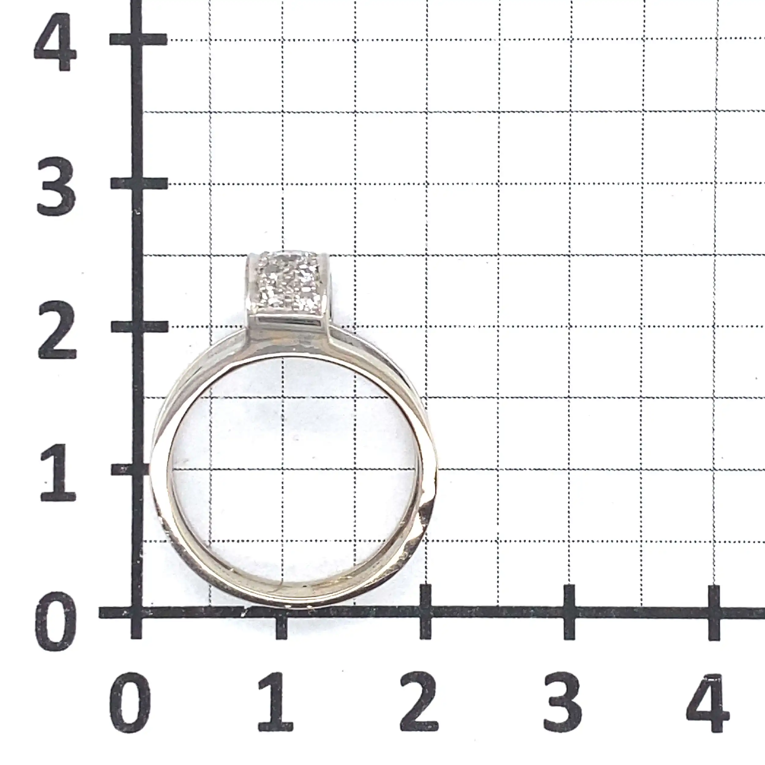 Ring Weißgold mit Brillanten und Diamanten Ring Weißgold mit Brillanten und Diamanten