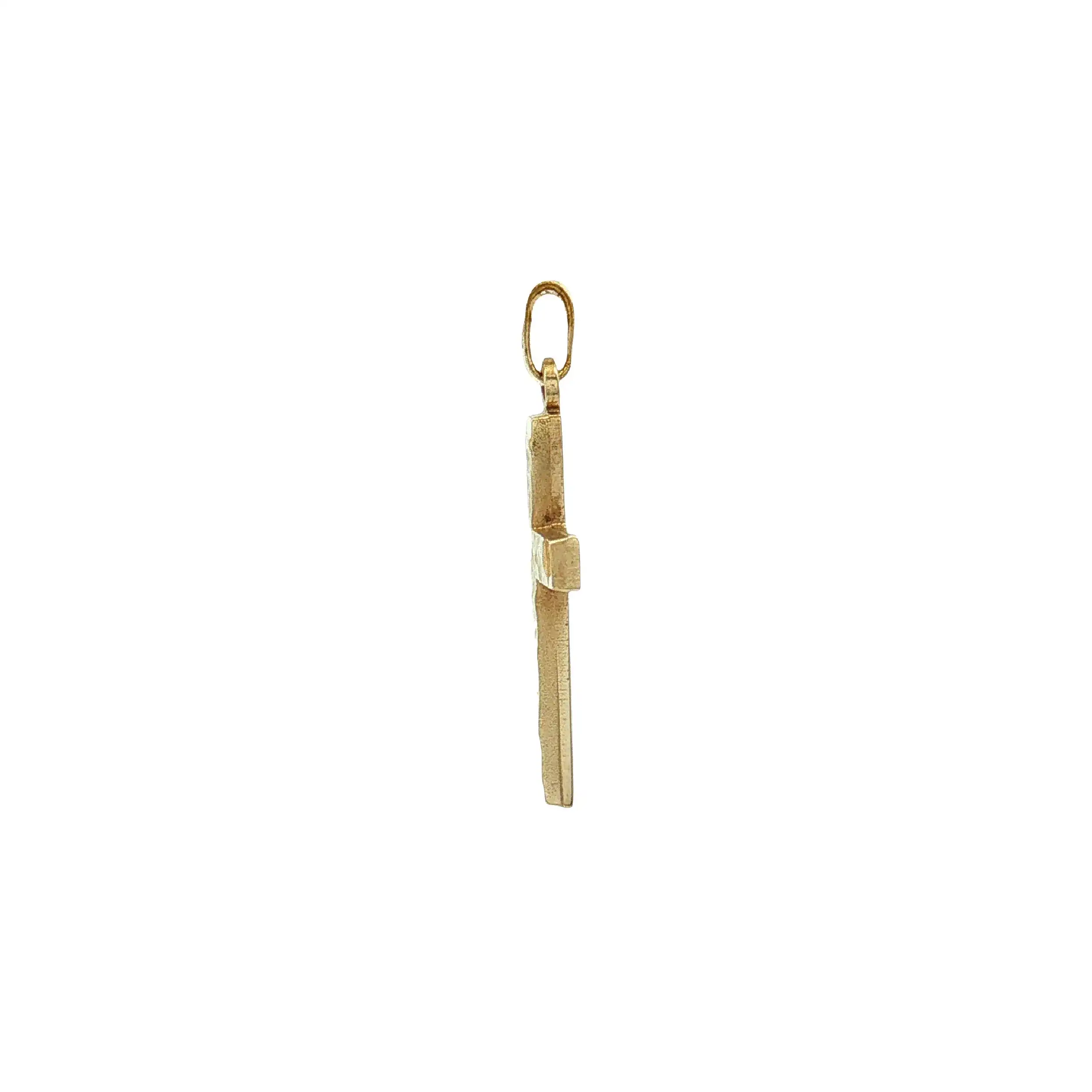 Anhänger Gelbgold Kreuz