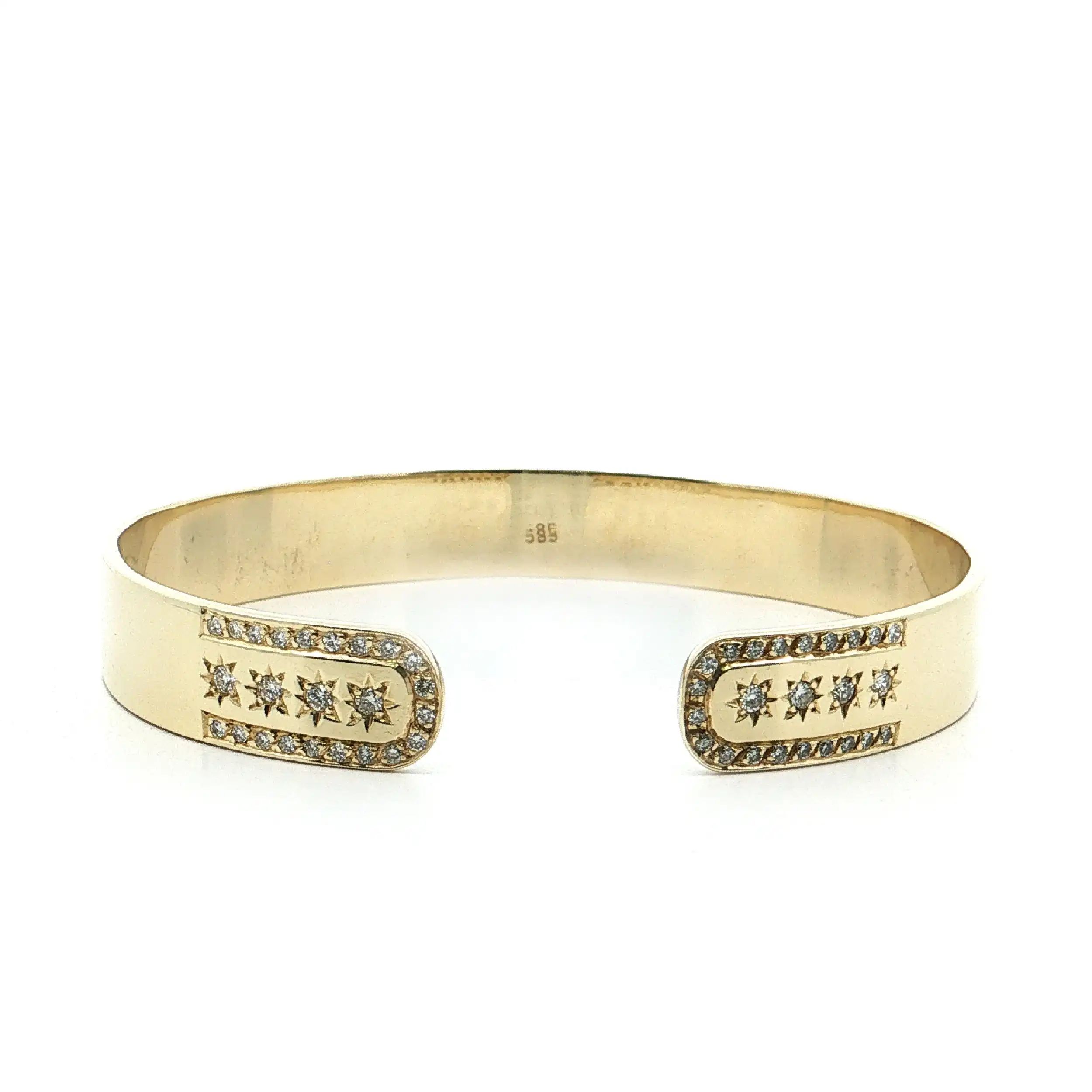 Armreif Gelbgold mit Brillanten