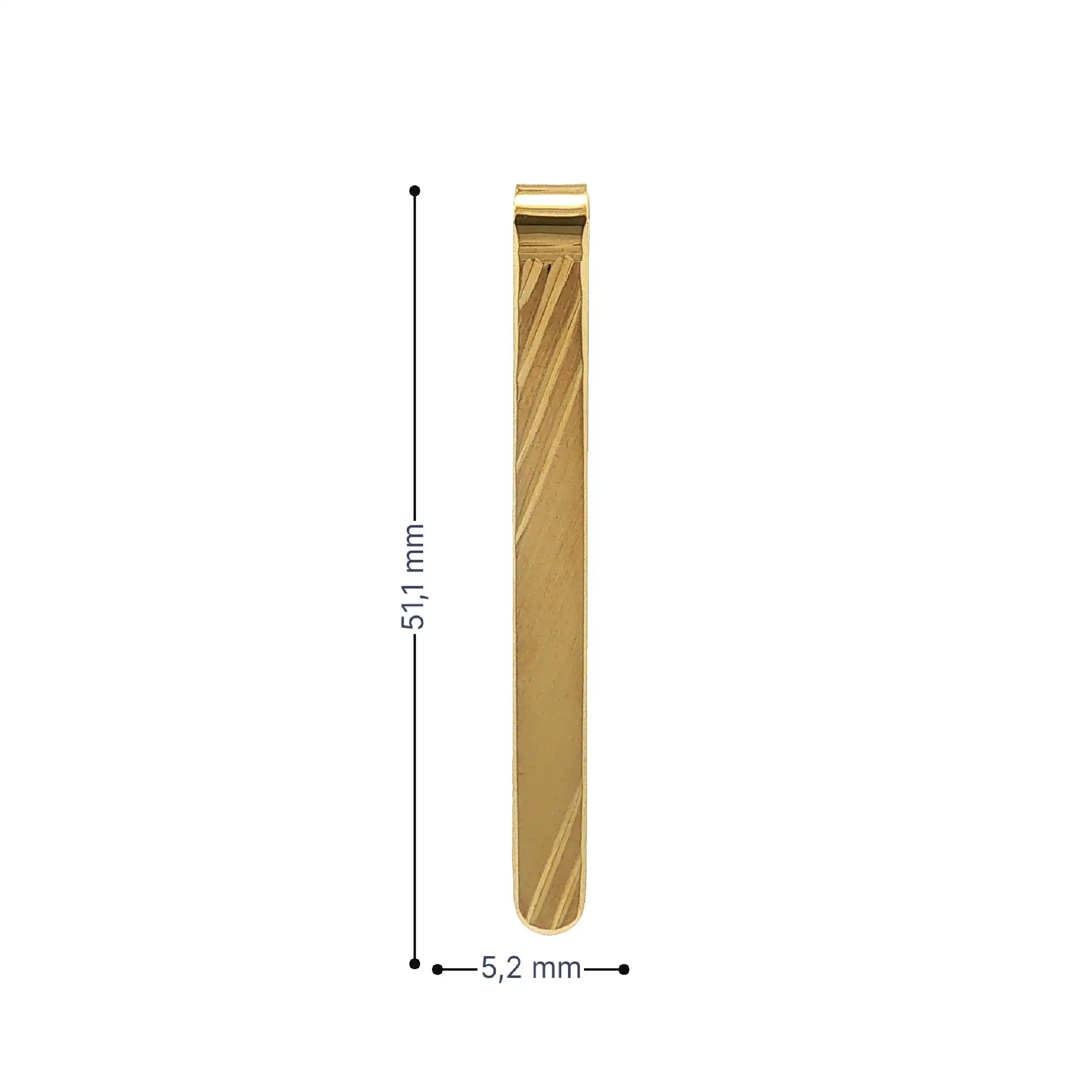 Krawattennadel Gelbgold Krawattennadel Gelbgold