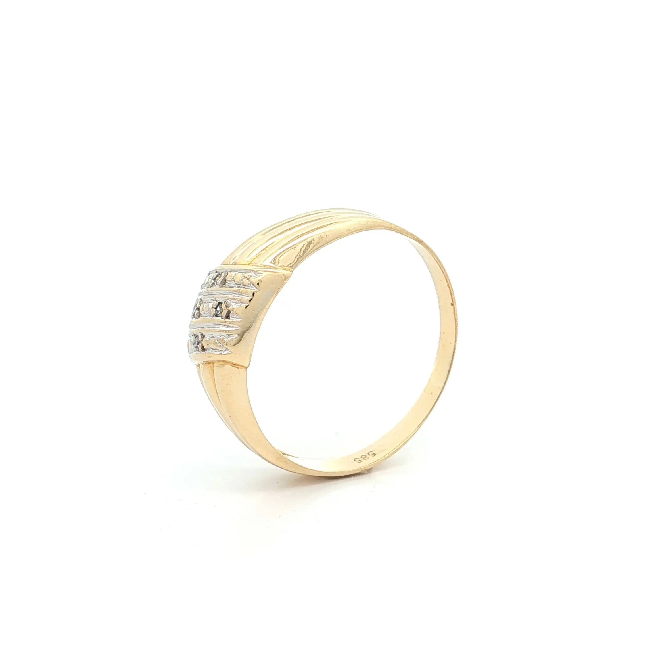 Ring Bicolor mit Diamanten Ring Bicolor mit Diamanten