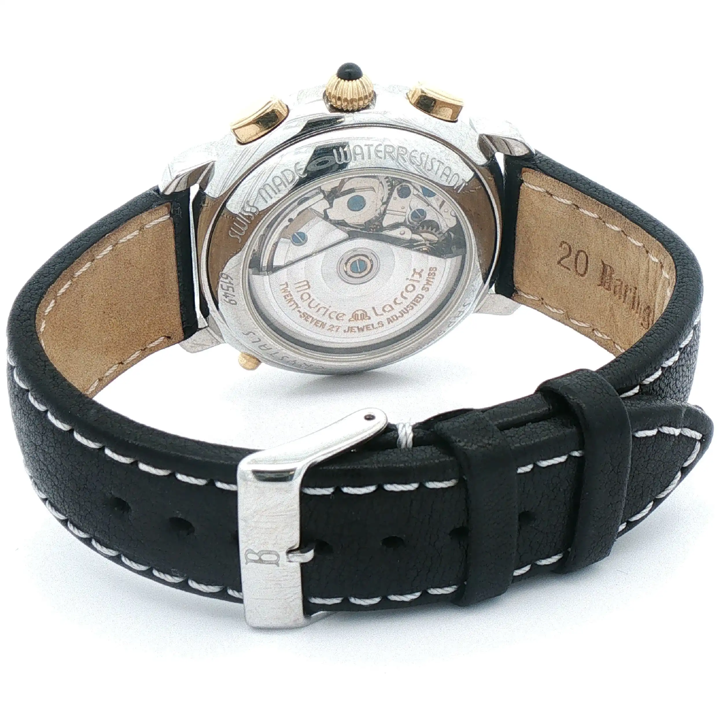 Herrenuhr Maurice Lacroix Masterpiece Rattrapante mit Box Herrenuhr Maurice Lacroix Masterpiece Rattrapante mit Box