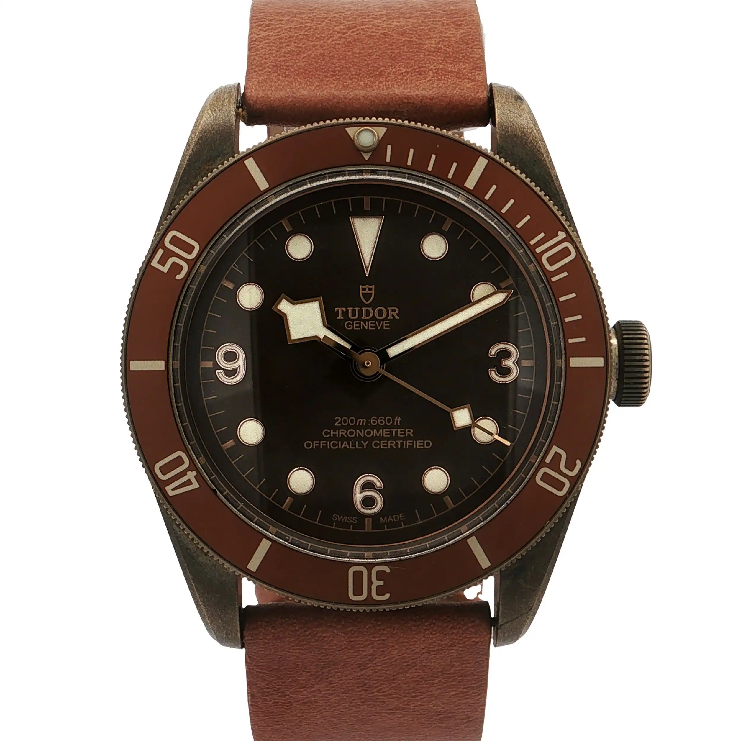 Herrenuhr Tudor Black Bay Bronze Ref. 79250BM mit Box und Papieren