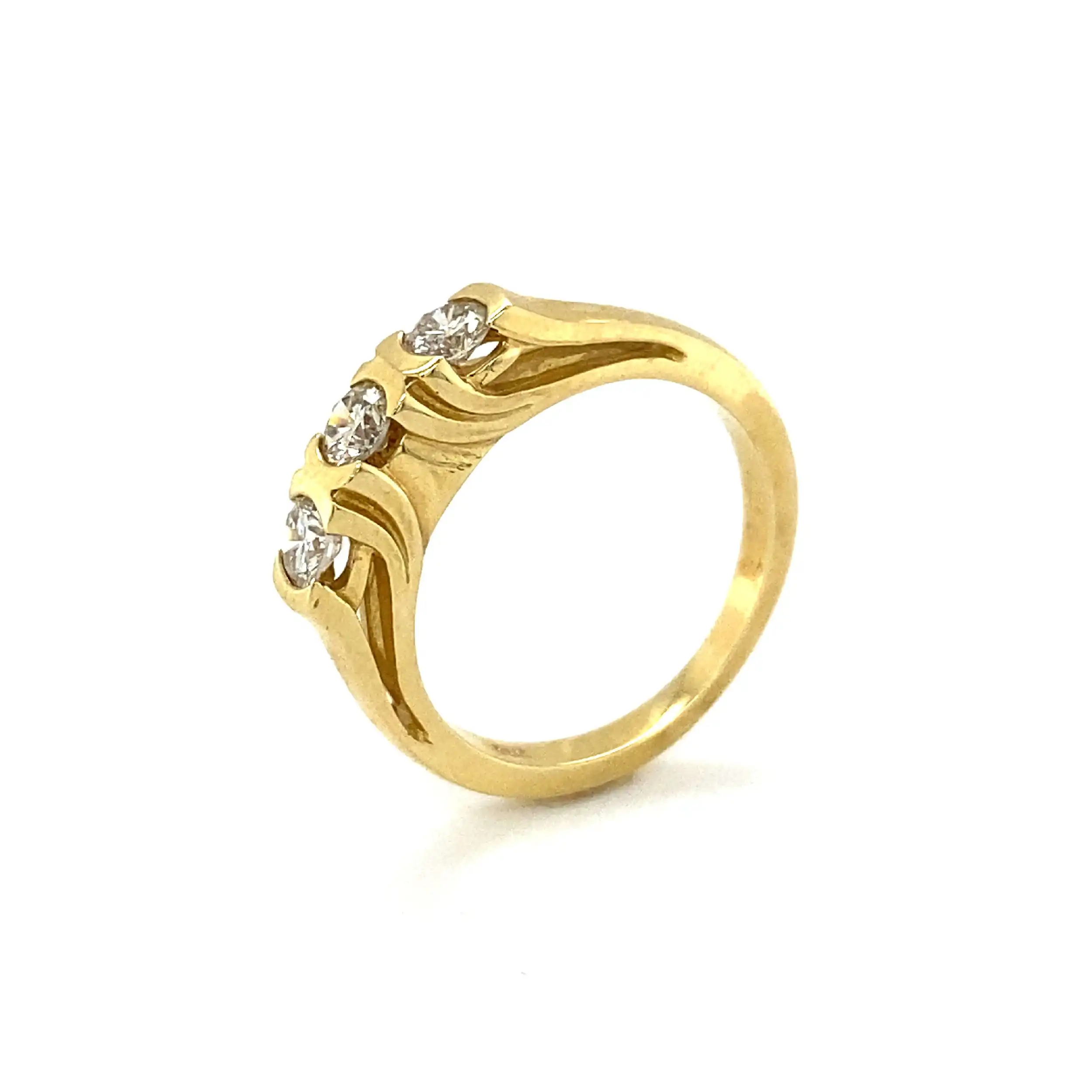 Ring Gelbgold mit Brillanten Ring Gelbgold mit Brillanten