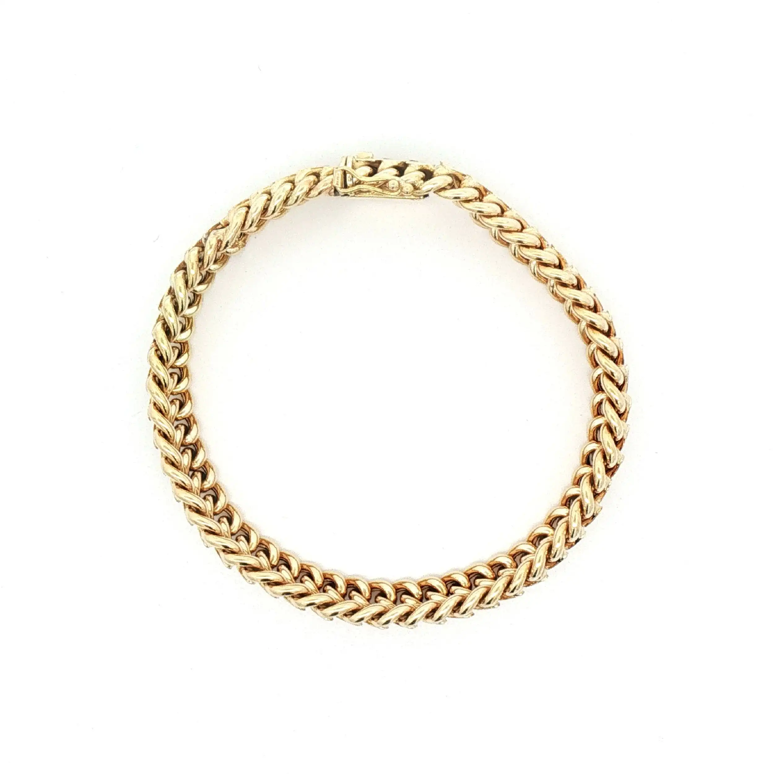 Panzerarmband Gelbgold