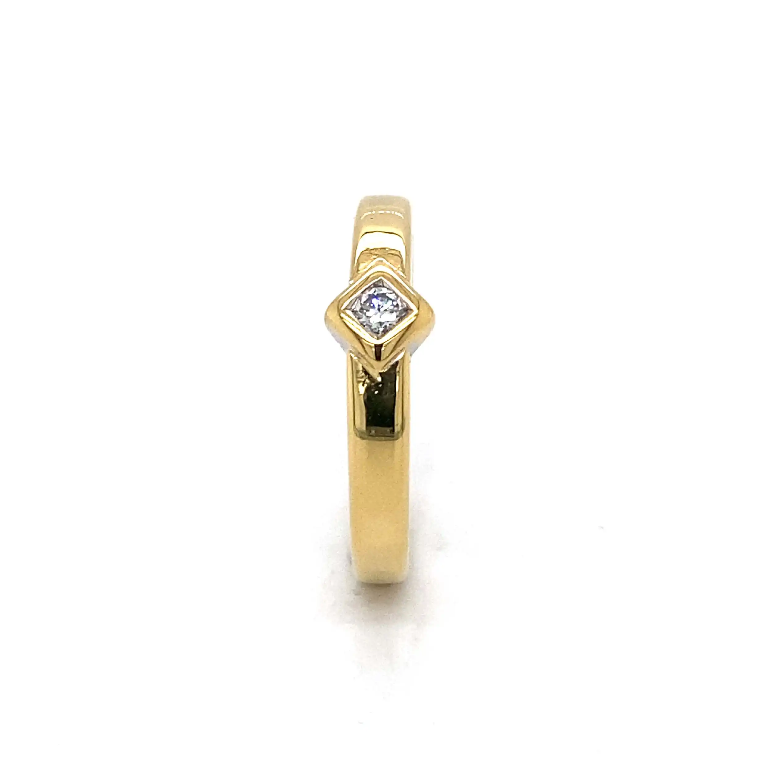 Ring Gelbgold mit Brillant