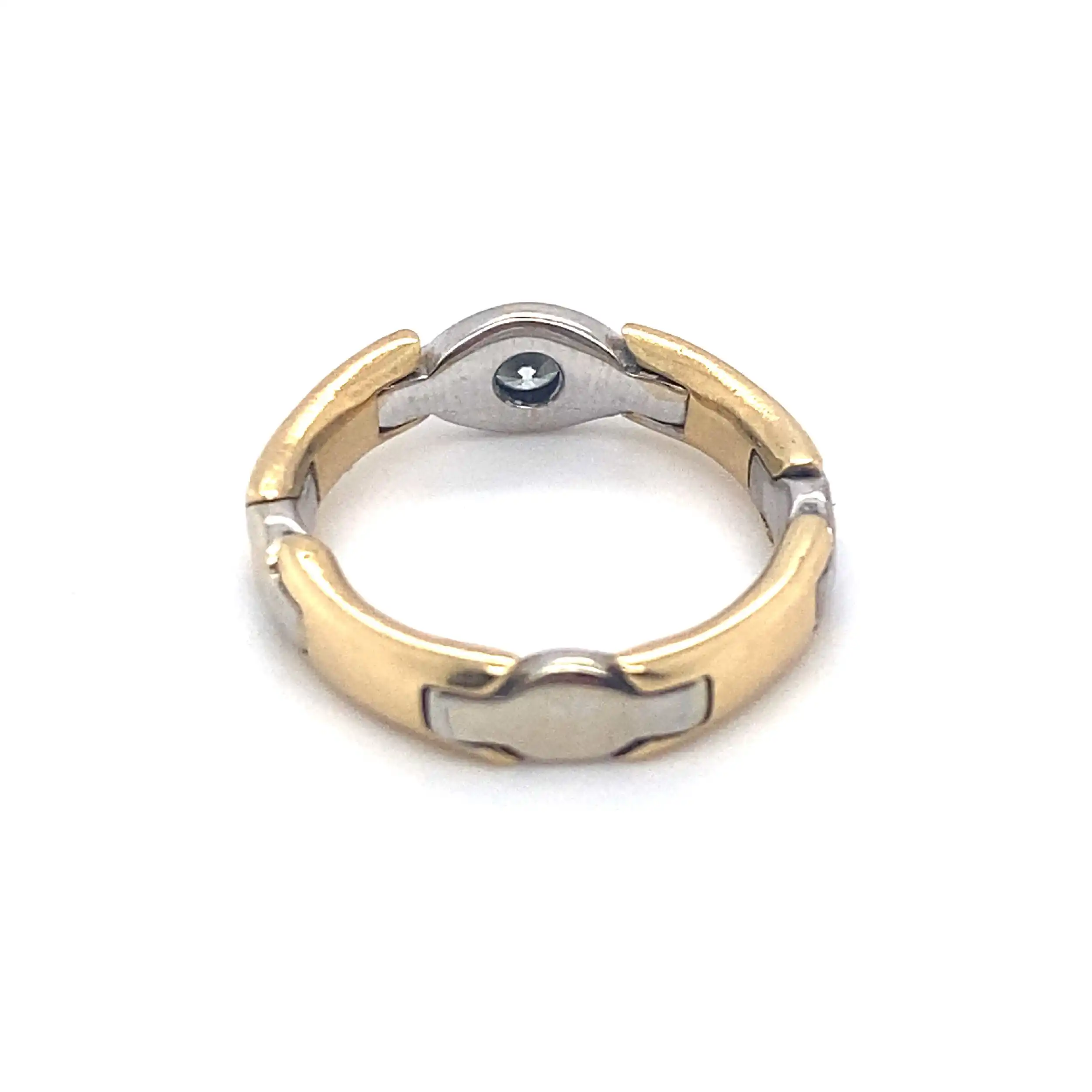 Ring Bicolor mit Brillant Ring Bicolor mit Brillant